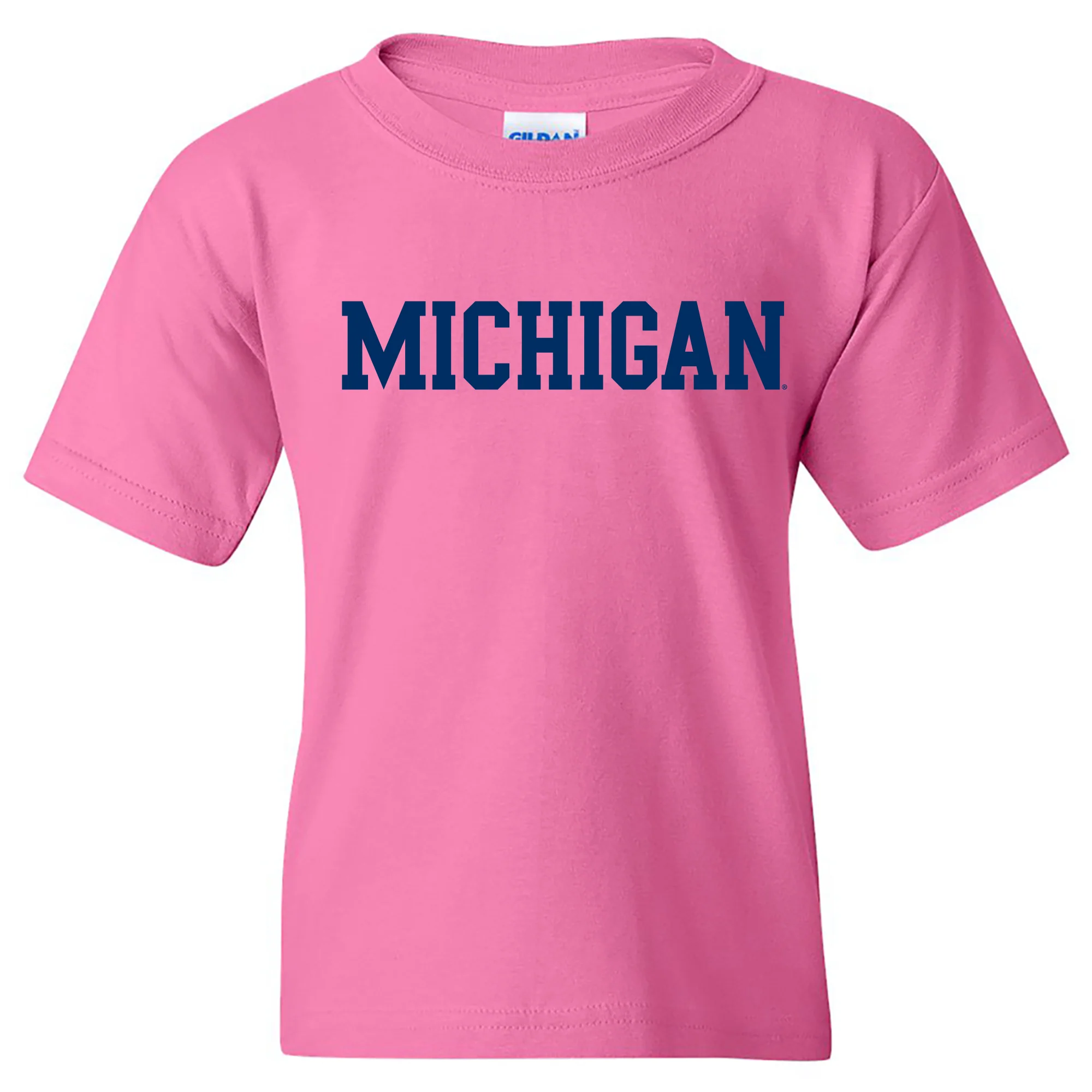 Michigan Basic Block Youth T-Shirt - Image 4