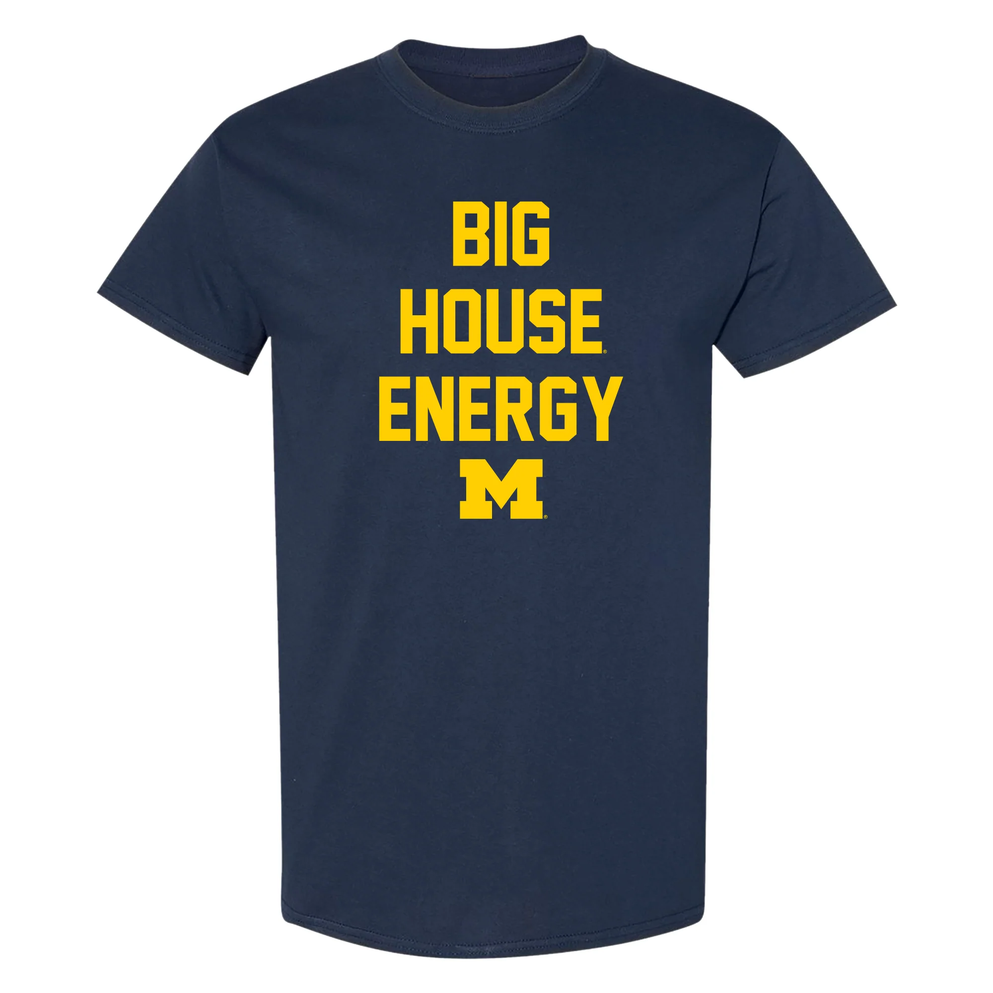 Michigan Big House Energy T-Shirt - Navy