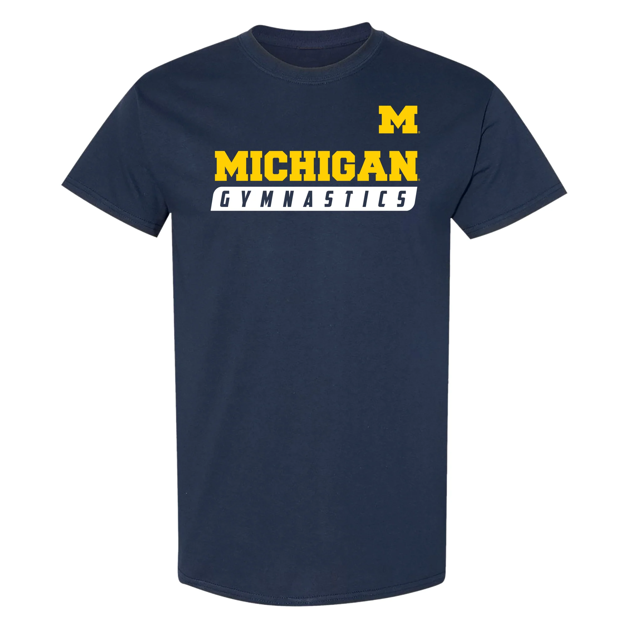 Michigan Gymnastics Slant T-Shirt