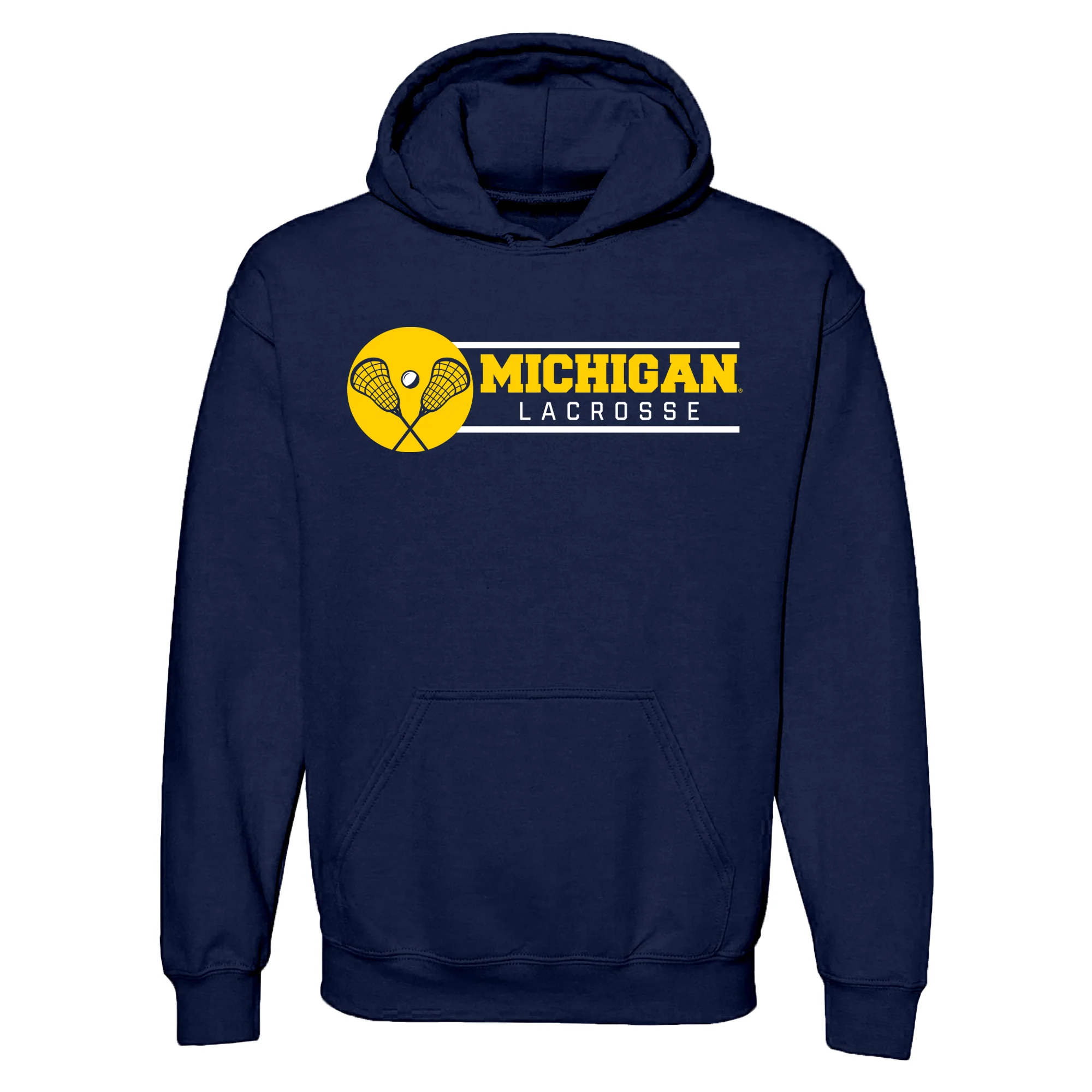 Michigan Lacrosse Spotlight Hoodie - Navy