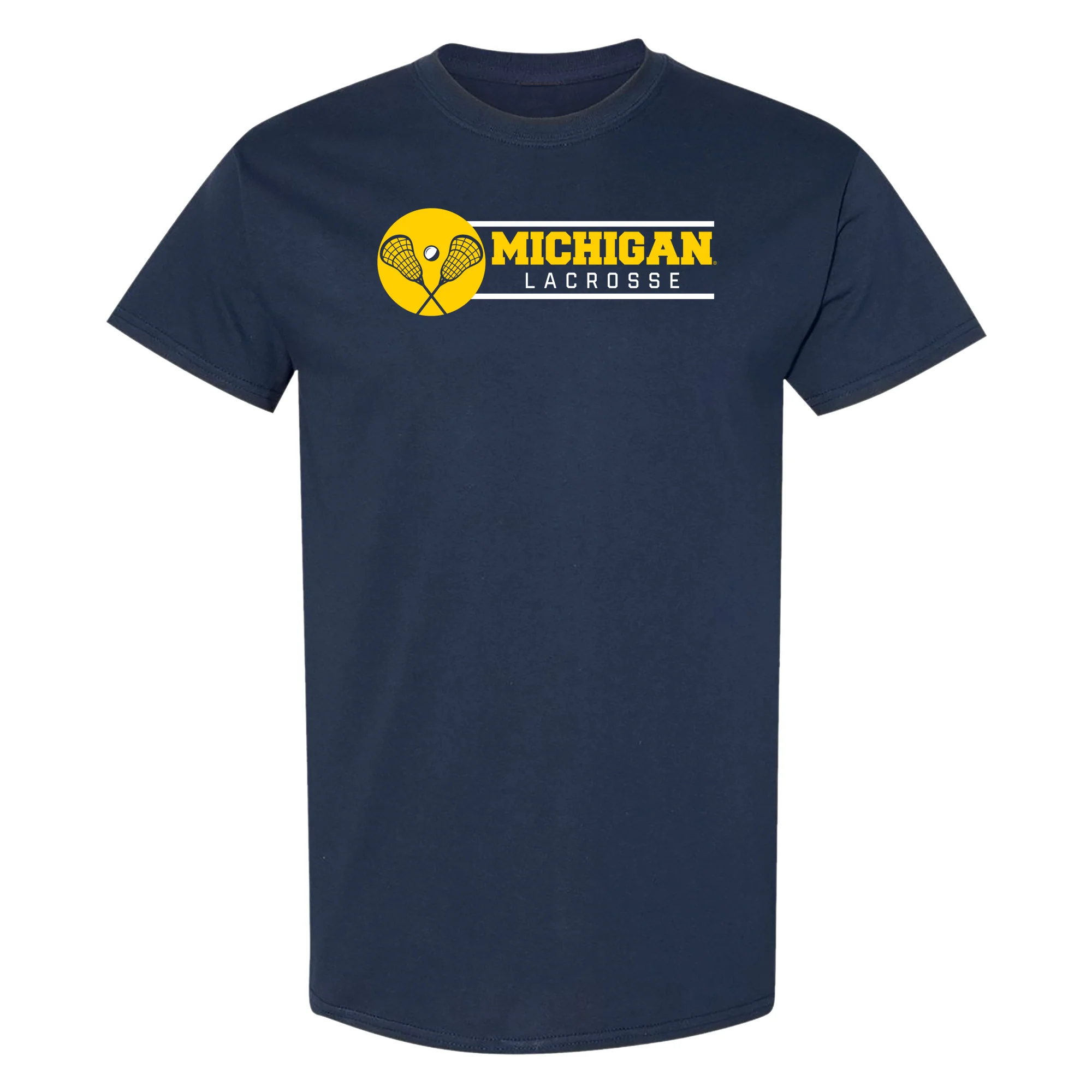 Michigan Lacrosse Spotlight T-Shirt - Navy