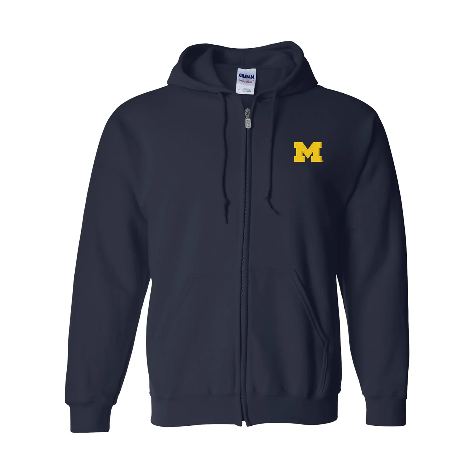 Michigan Primary Logo LC EMB Zip Hoodie