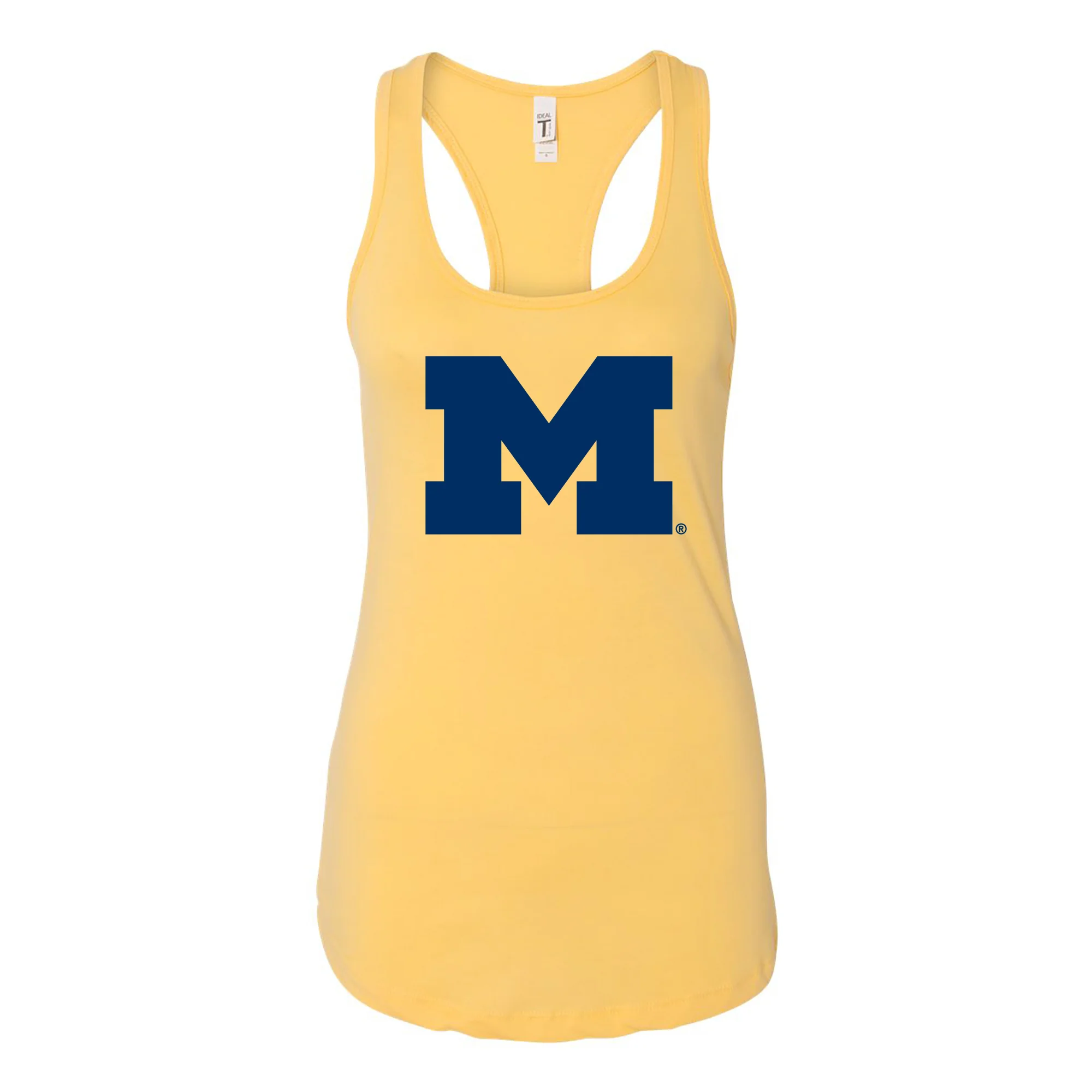 Michigan Primary Logo Womens Racerback Tank