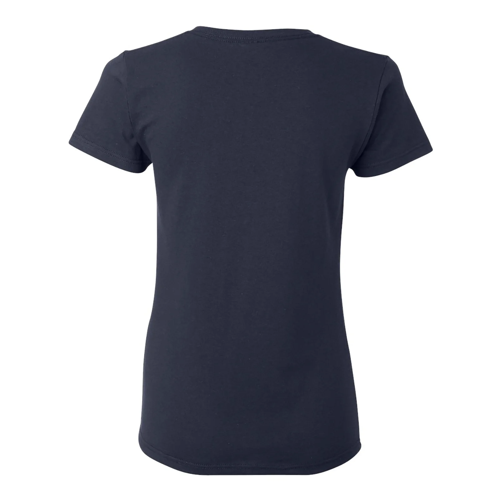 Michigan Wolverines Basic Block Wife Women's T Shirt - Navy - Image 3