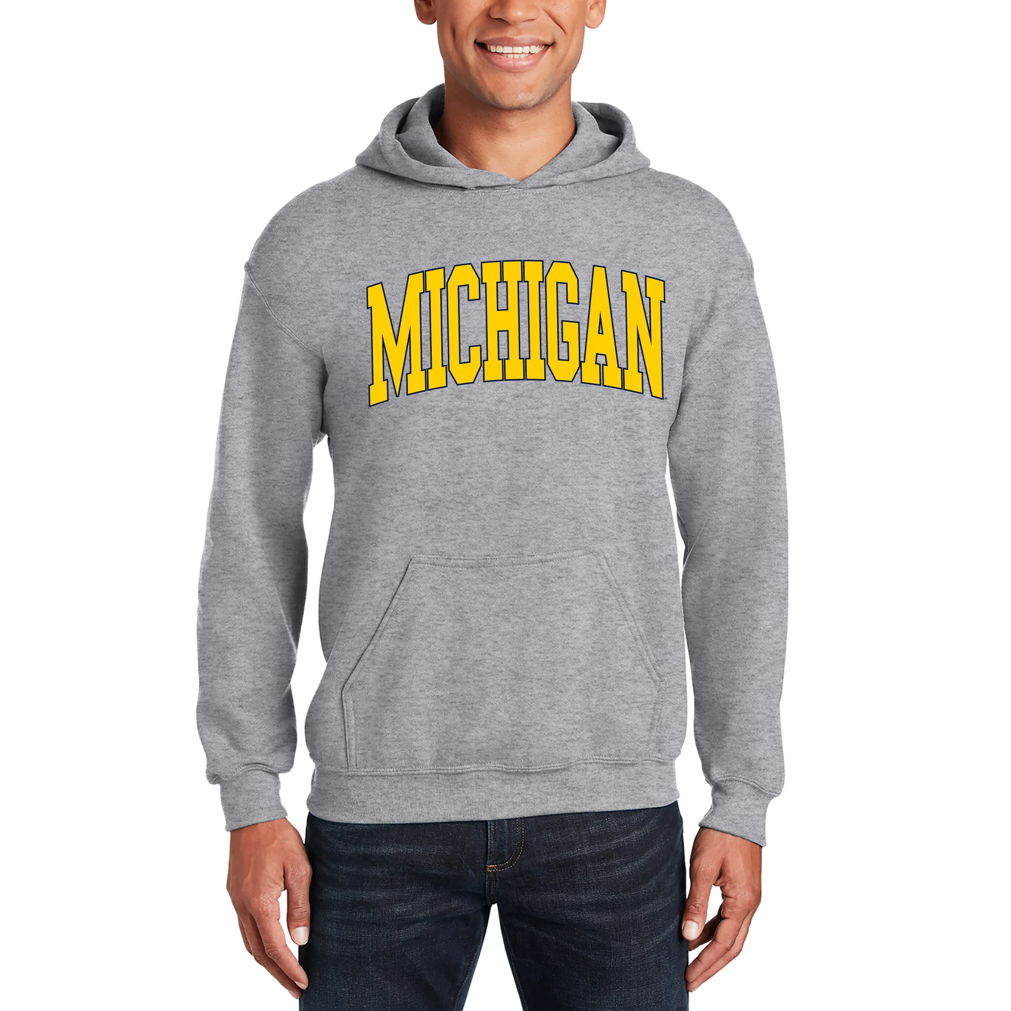 Michigan Wolverines Mega Arch Hoodie - Image 12