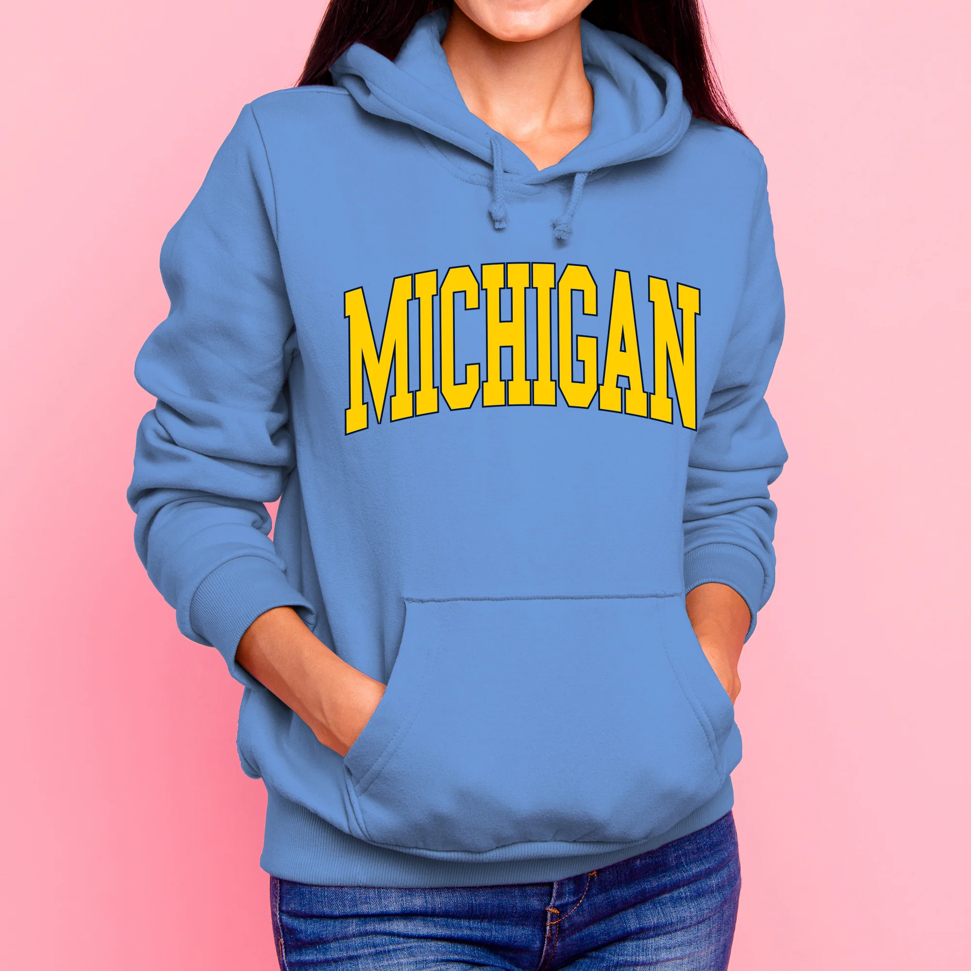 Michigan Wolverines Mega Arch Hoodie - Image 16