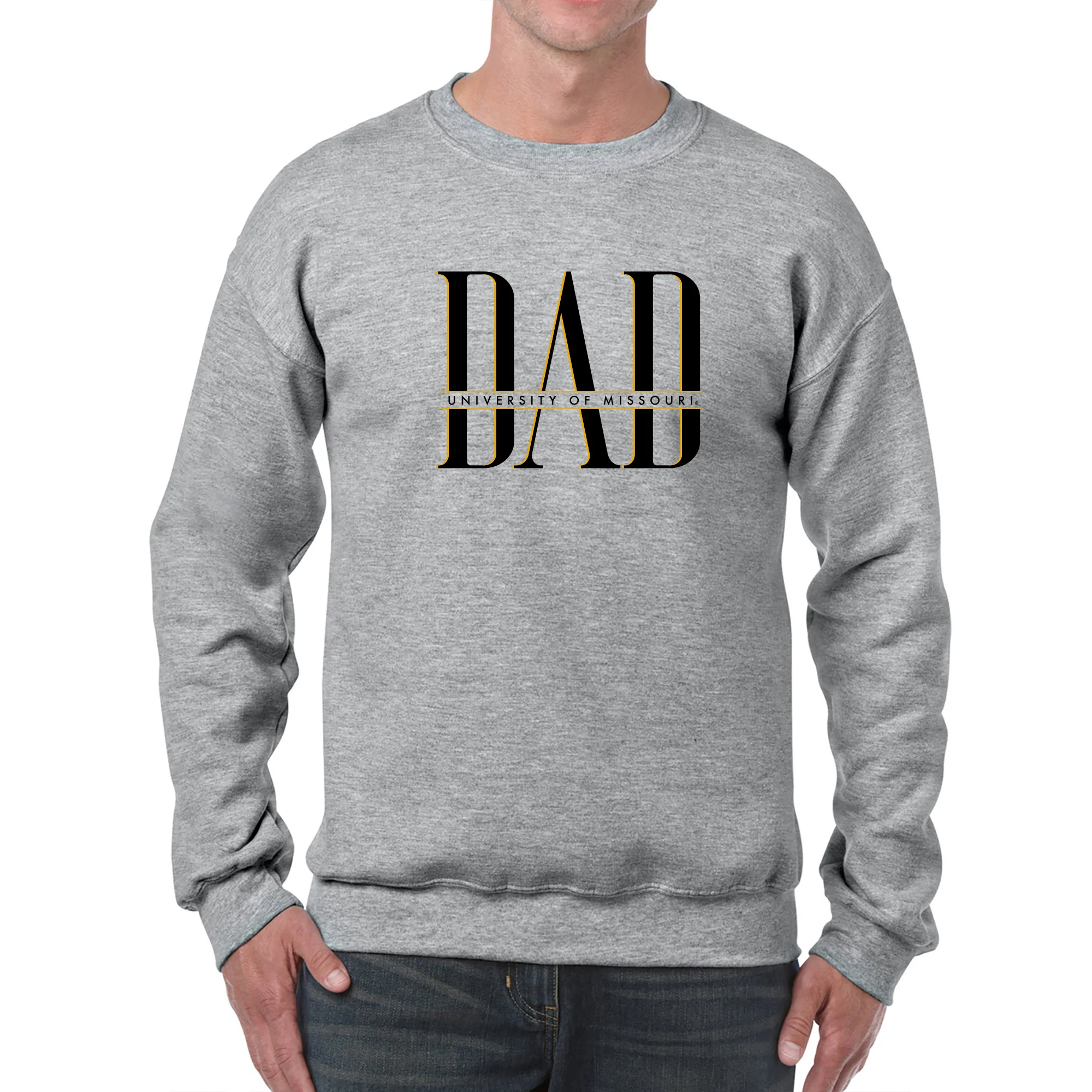Missouri Classic Dad Crewneck - Sport Grey - Image 3