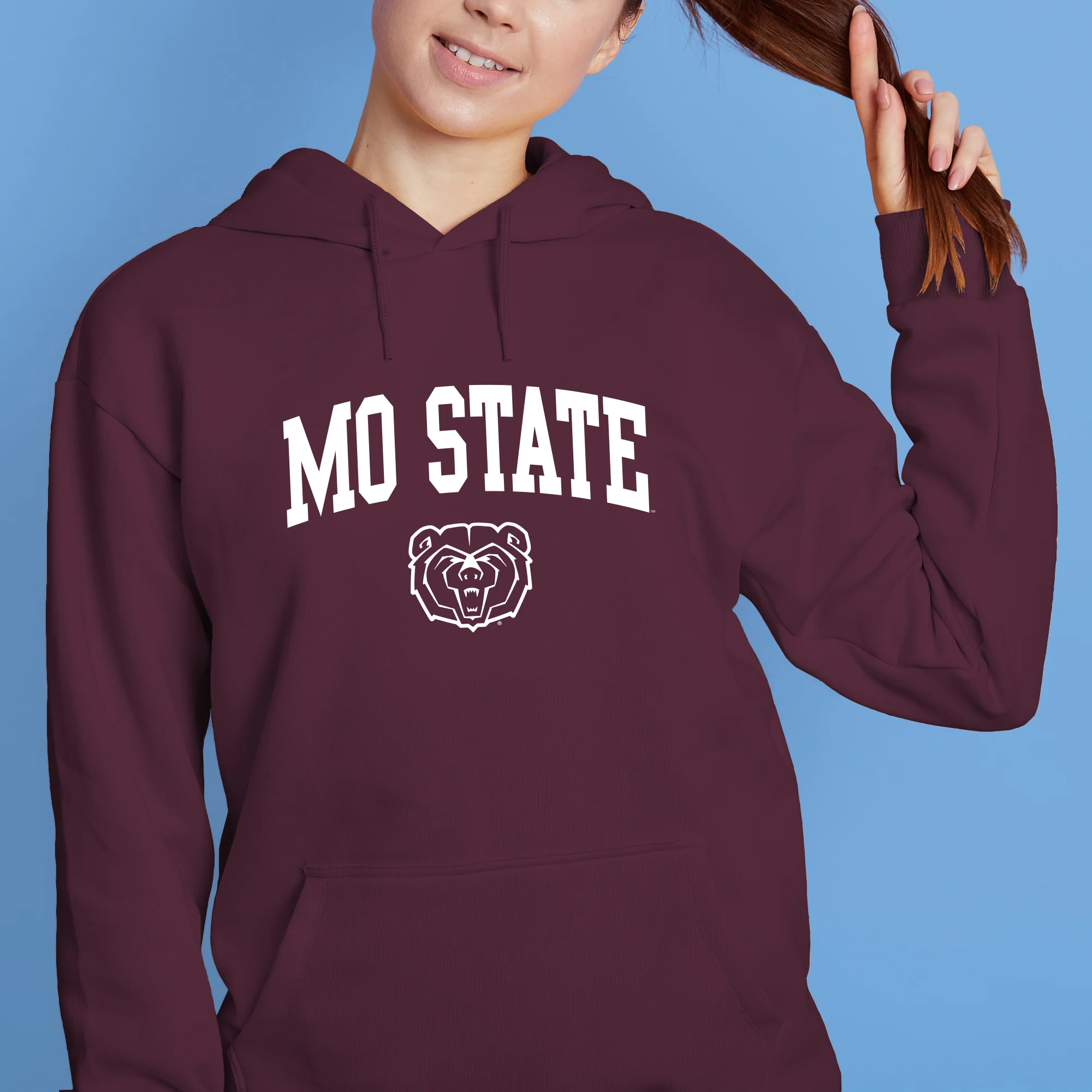 Missouri State Bears Arch Logo Hoodie - Image 8