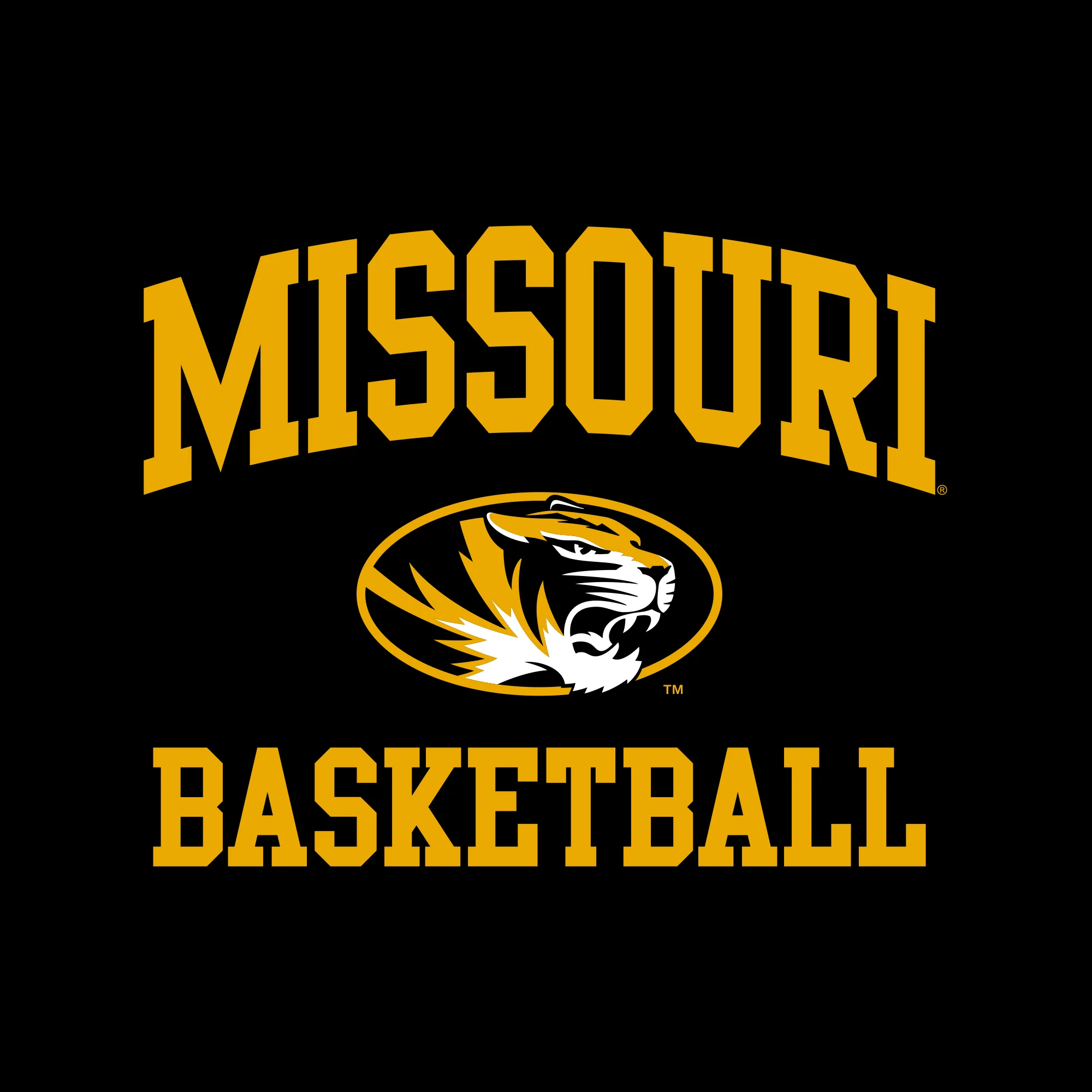 Missouri Tigers Arch Logo Basketball Hoodie - Black - Image 2