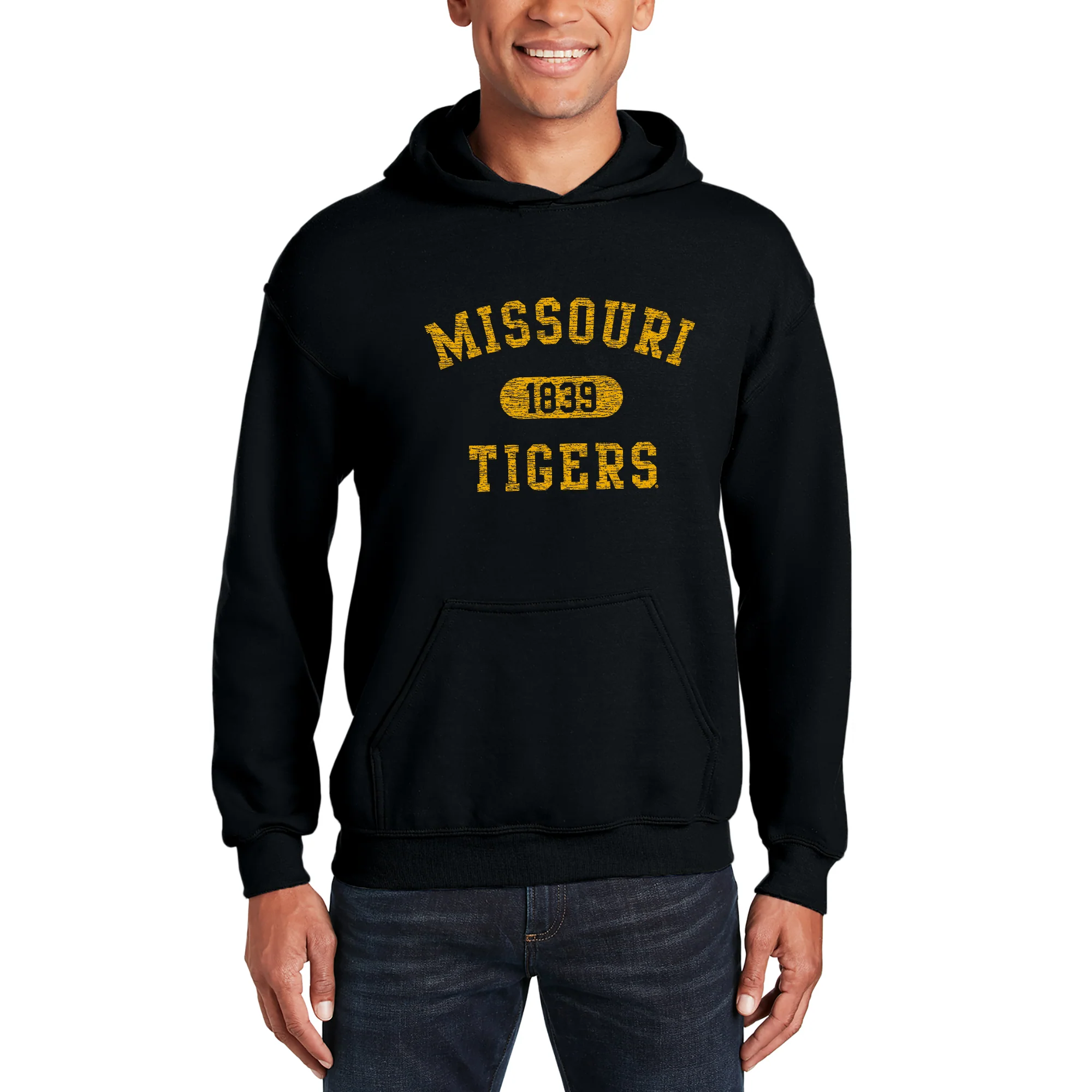 Missouri Tigers Athletic Arch Hoodie - Black - Image 3