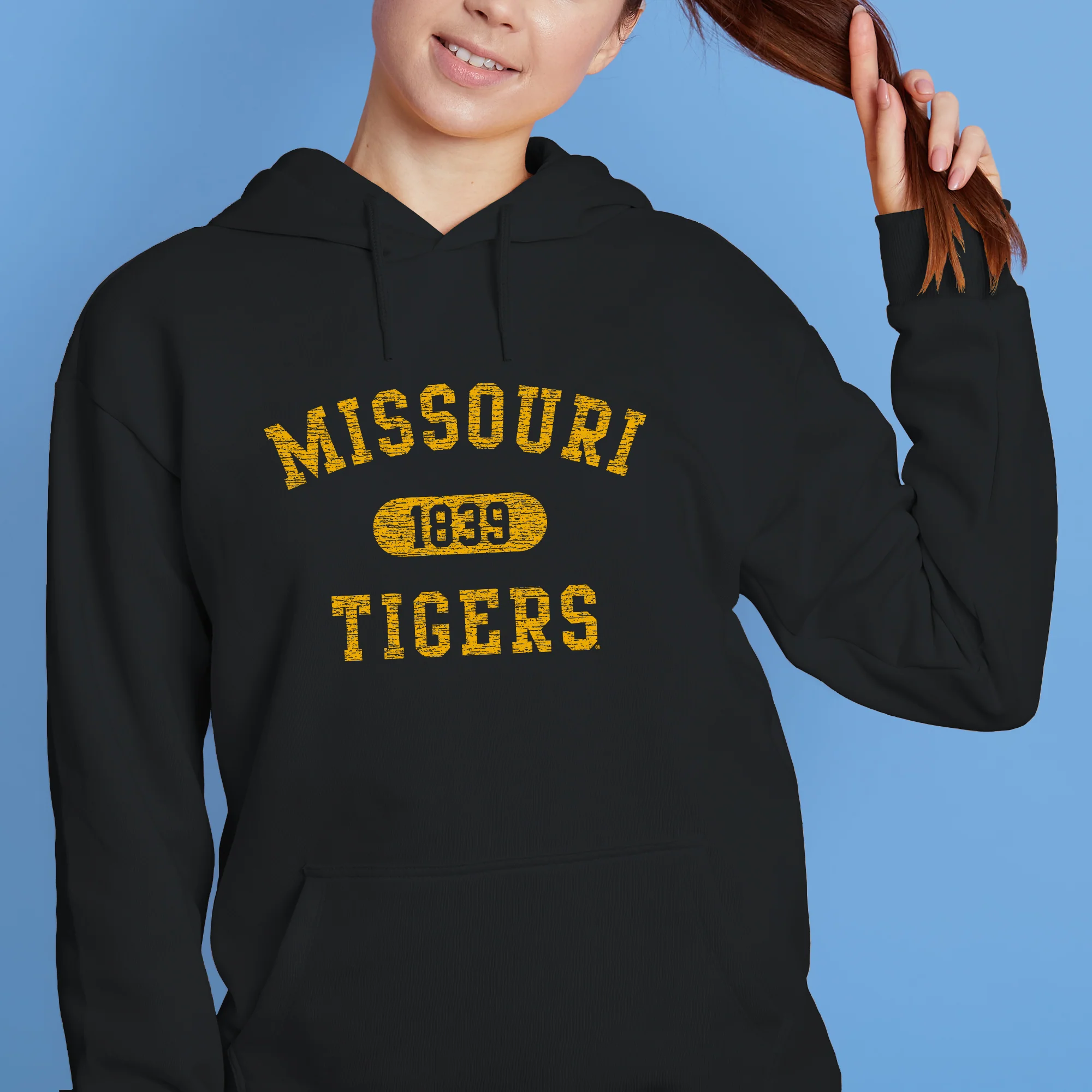 Missouri Tigers Athletic Arch Hoodie - Black - Image 4