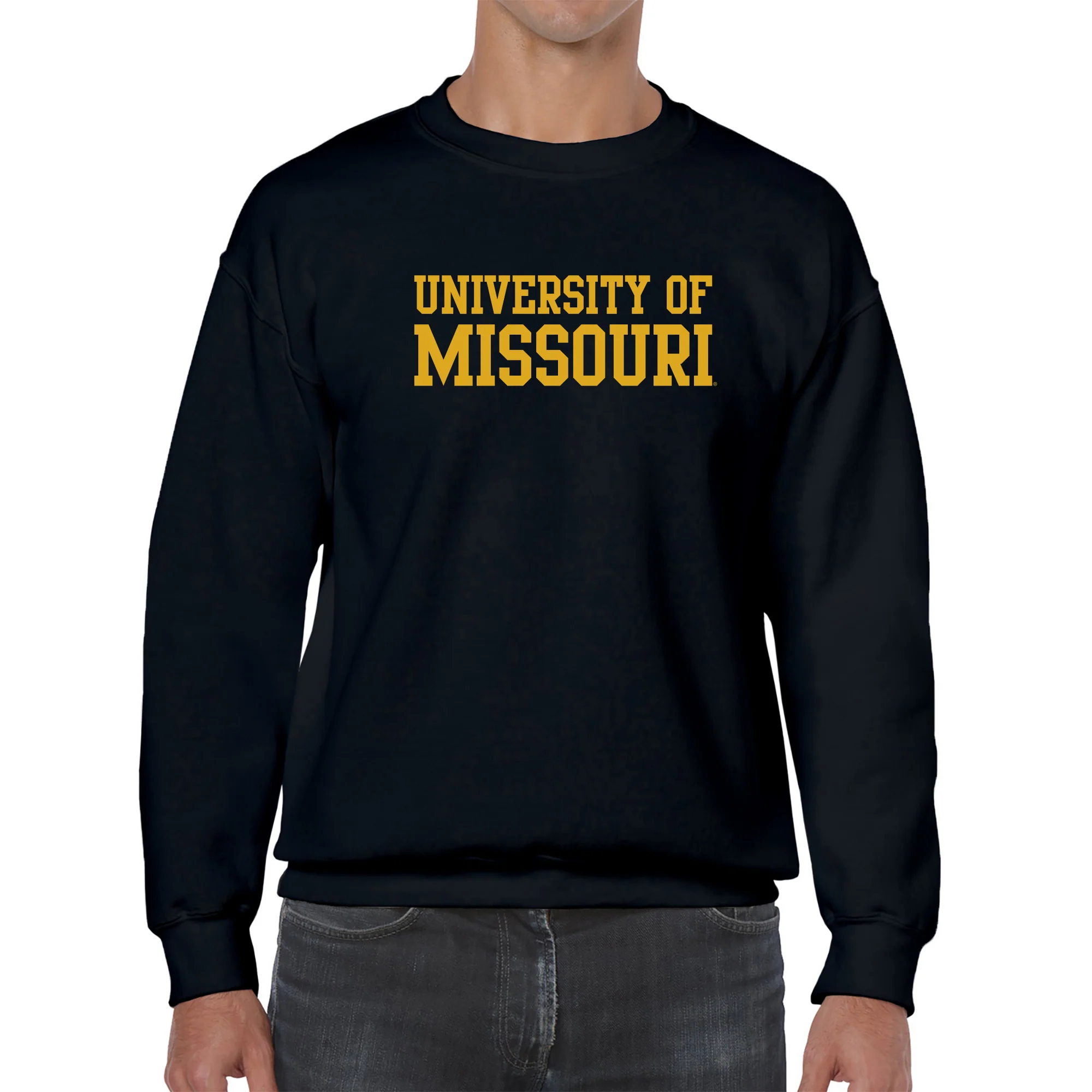 Missouri Tigers Basic Block Crewneck - Black - Image 3