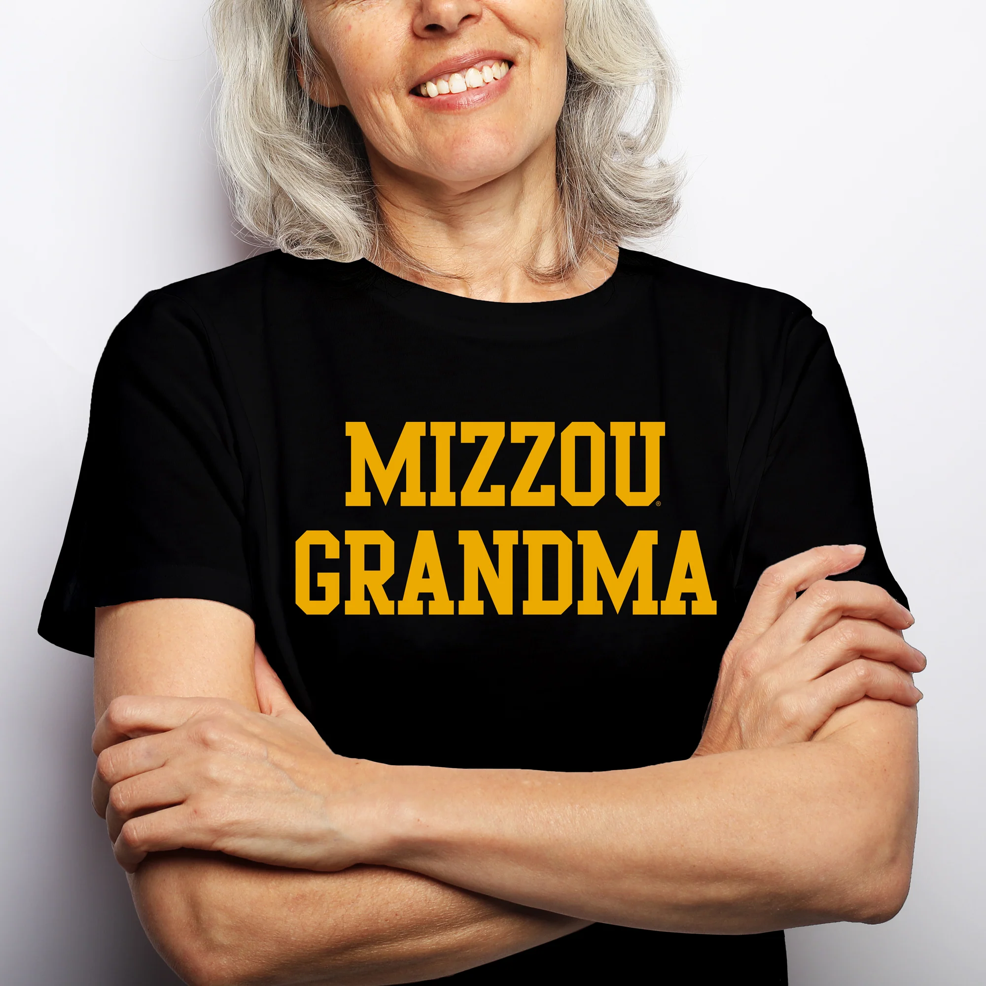 Missouri Tigers Basic Block Grandma T-Shirt - Black - Image 3