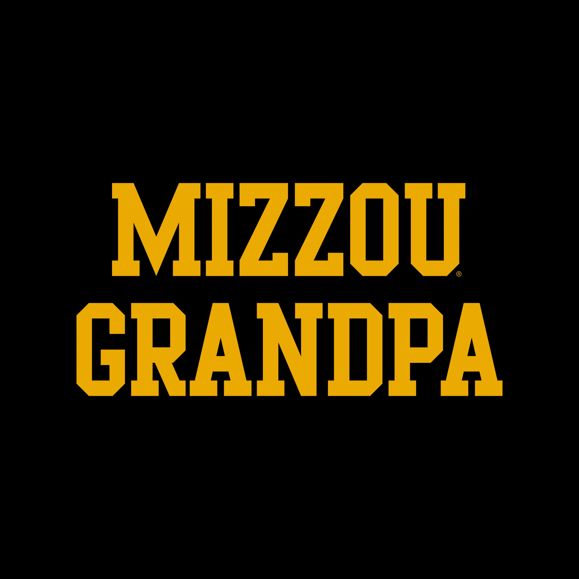 Missouri Tigers Basic Block Grandpa Crewneck - Black - Image 2