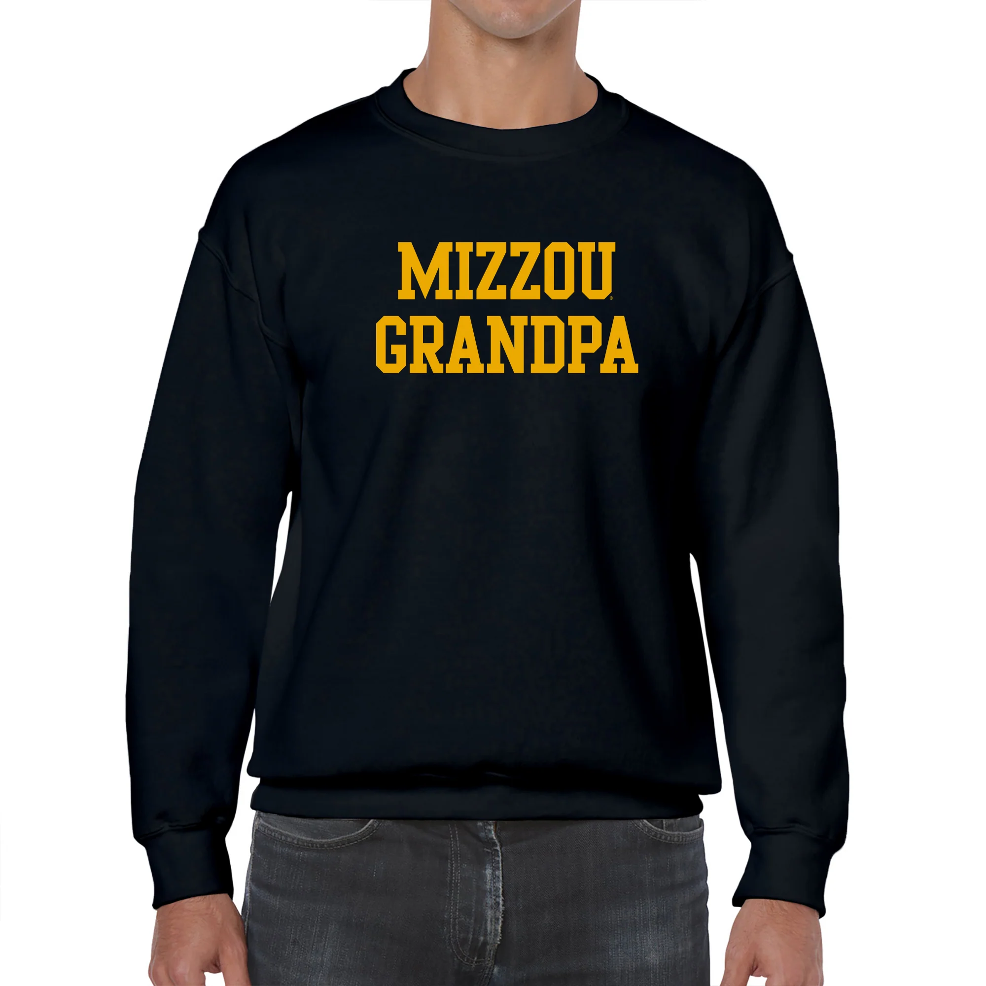 Missouri Tigers Basic Block Grandpa Crewneck - Black - Image 3