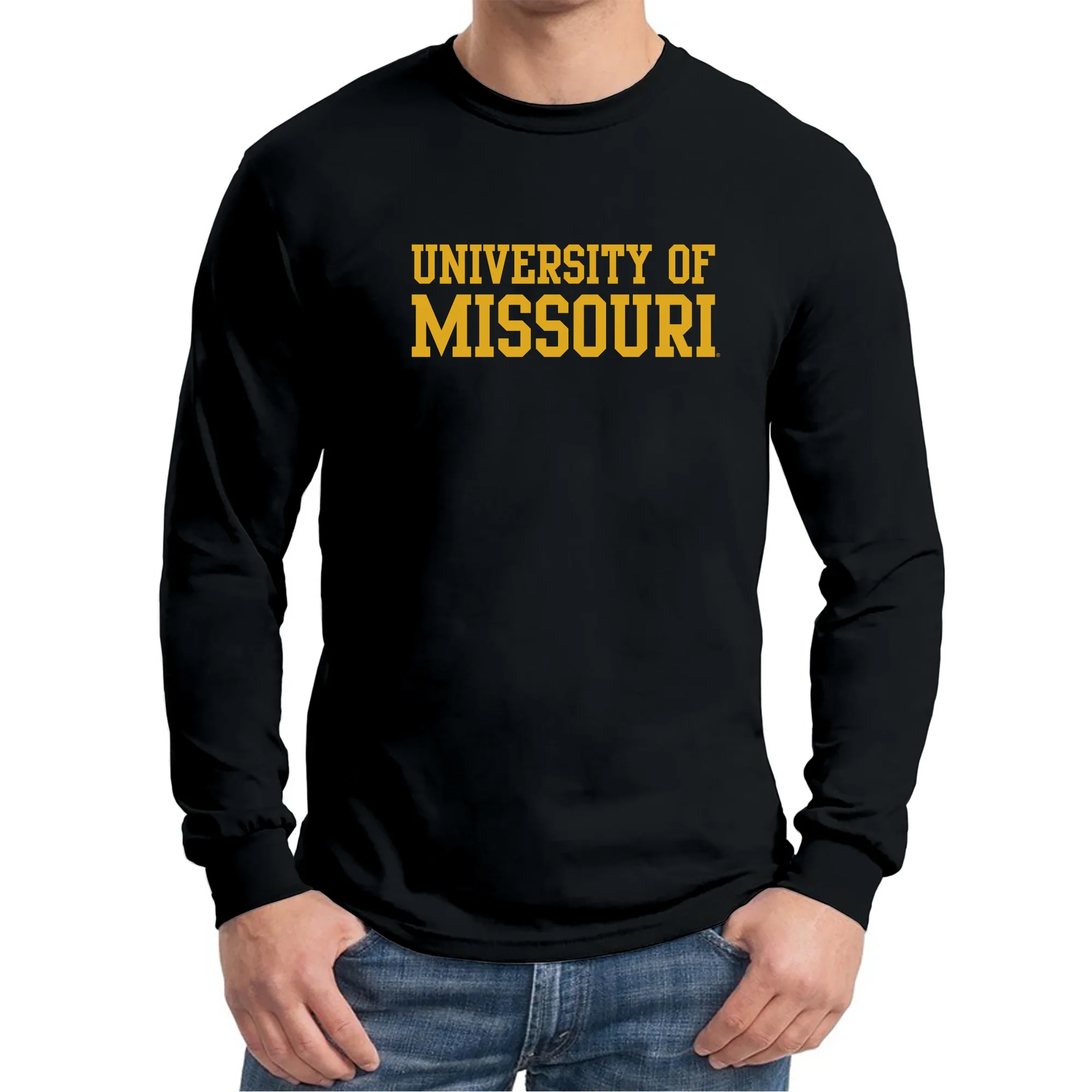 Missouri Tigers Basic Block Long Sleeve - Black - Image 3