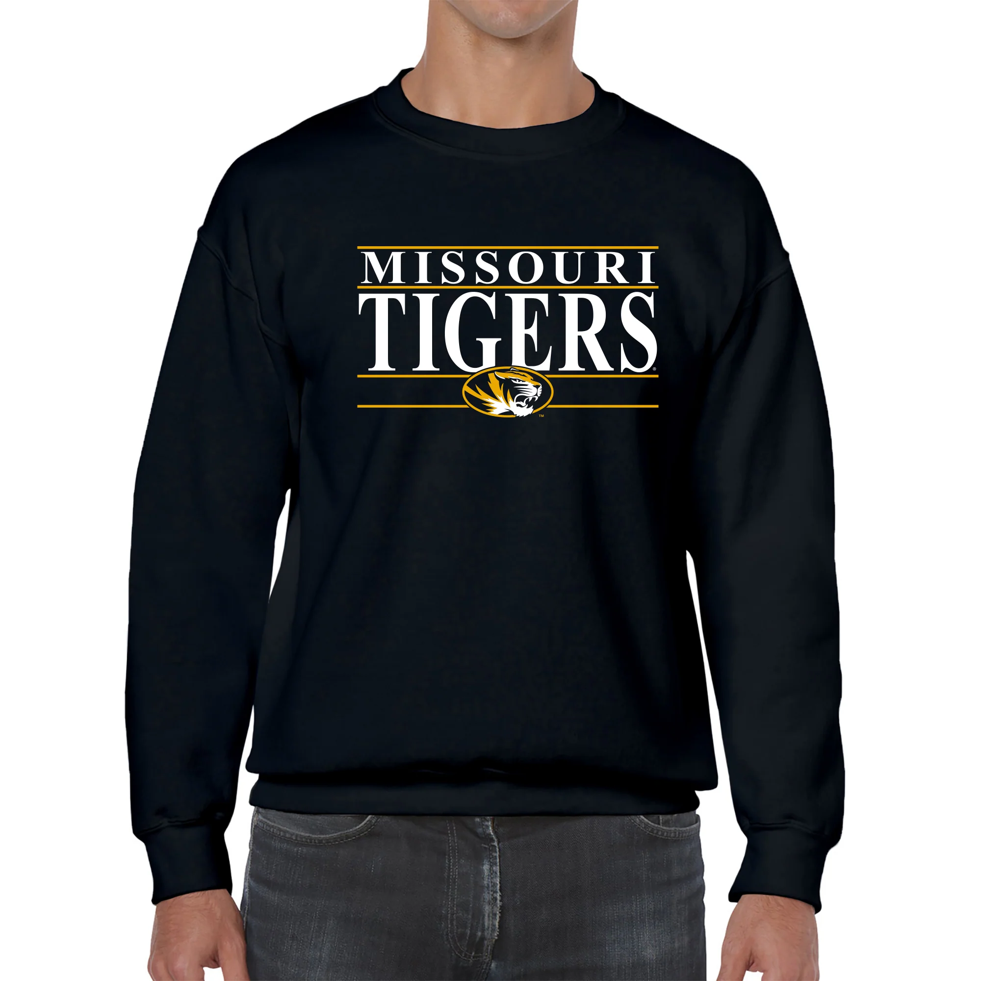 Missouri Tigers Headline Crewneck - Black - Image 3