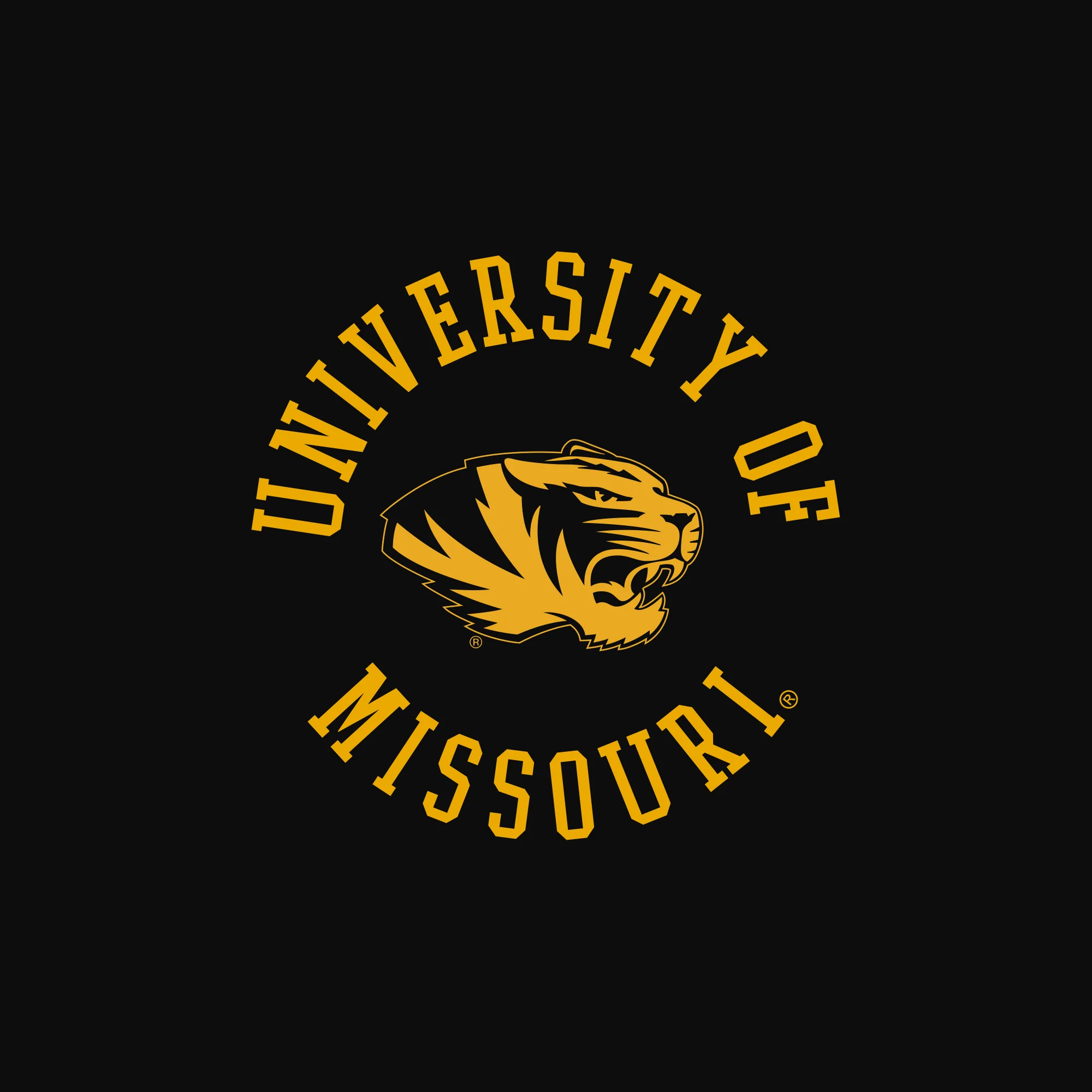 Missouri Tigers Old School Circle JA BTB 1/4 Zip - Image 2