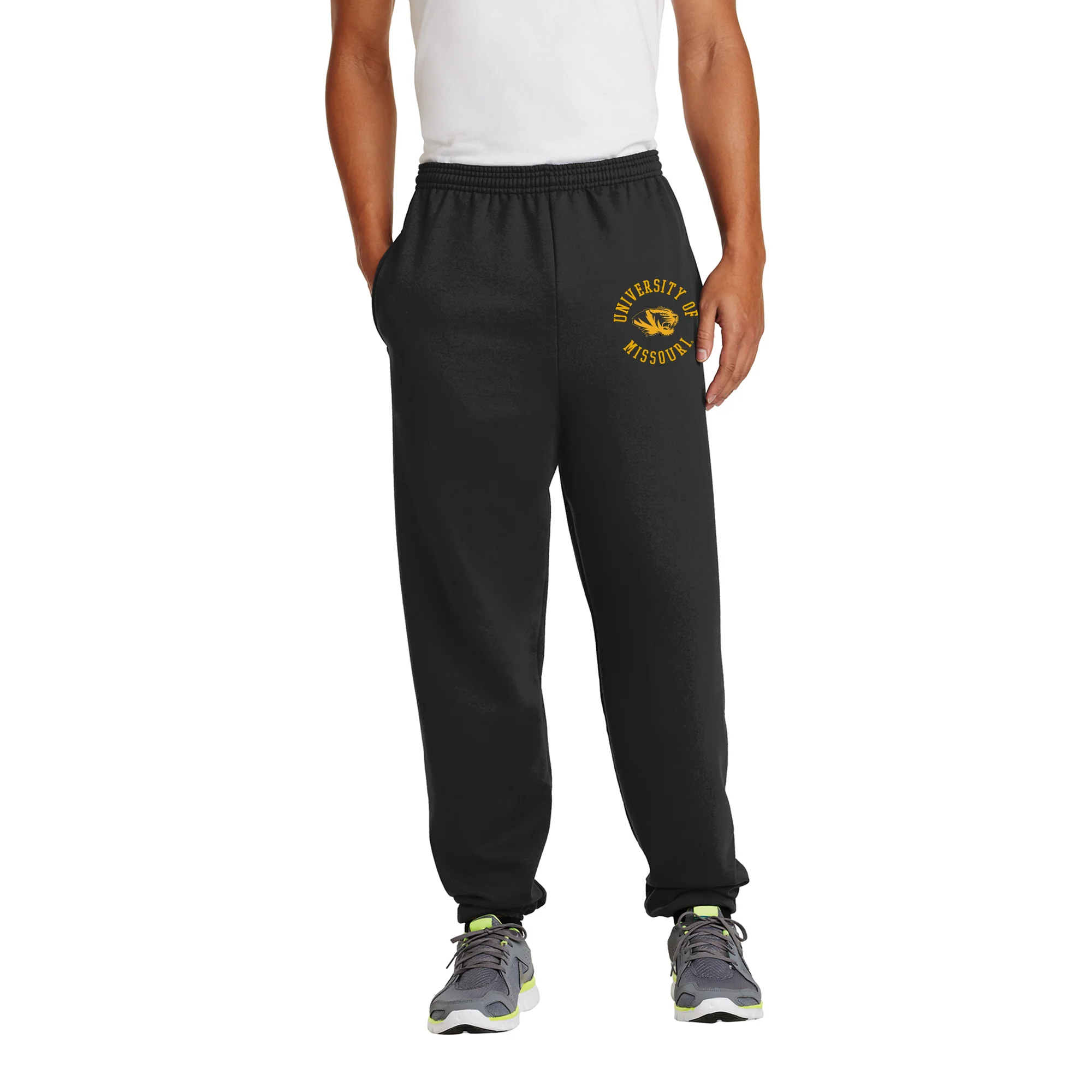 Missouri Tigers Old School Circle JA BTB Sweatpants - Image 4