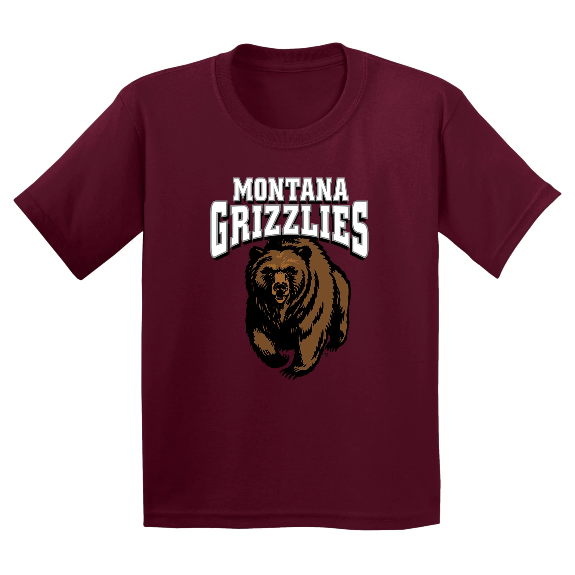 Montana Grizzlies Arch Logo Youth T-Shirt - Image 2