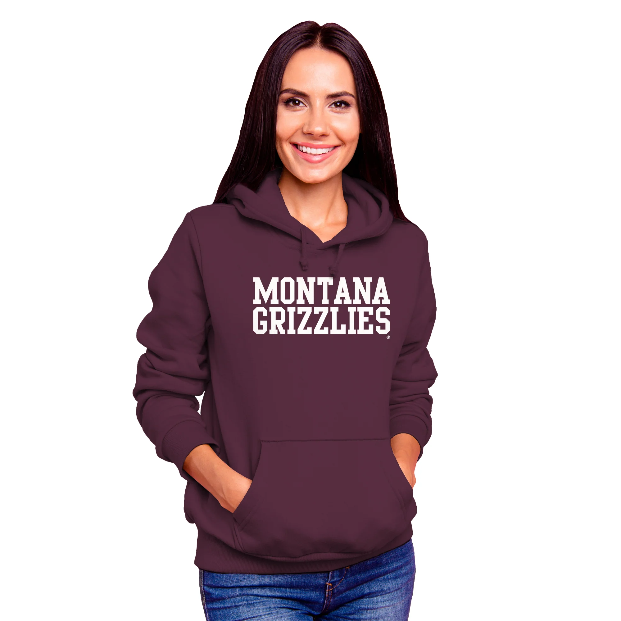 Montana Grizzlies Basic Block Hoodie - Maroon - Image 4