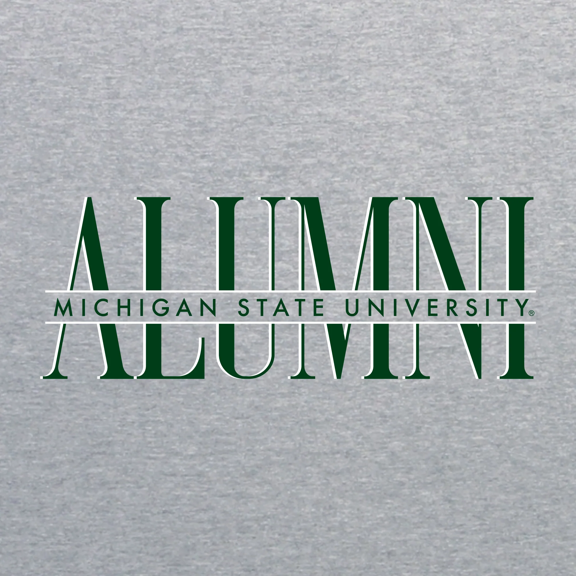 MSU Classic Alumni Crewneck - Sport Grey - Image 2