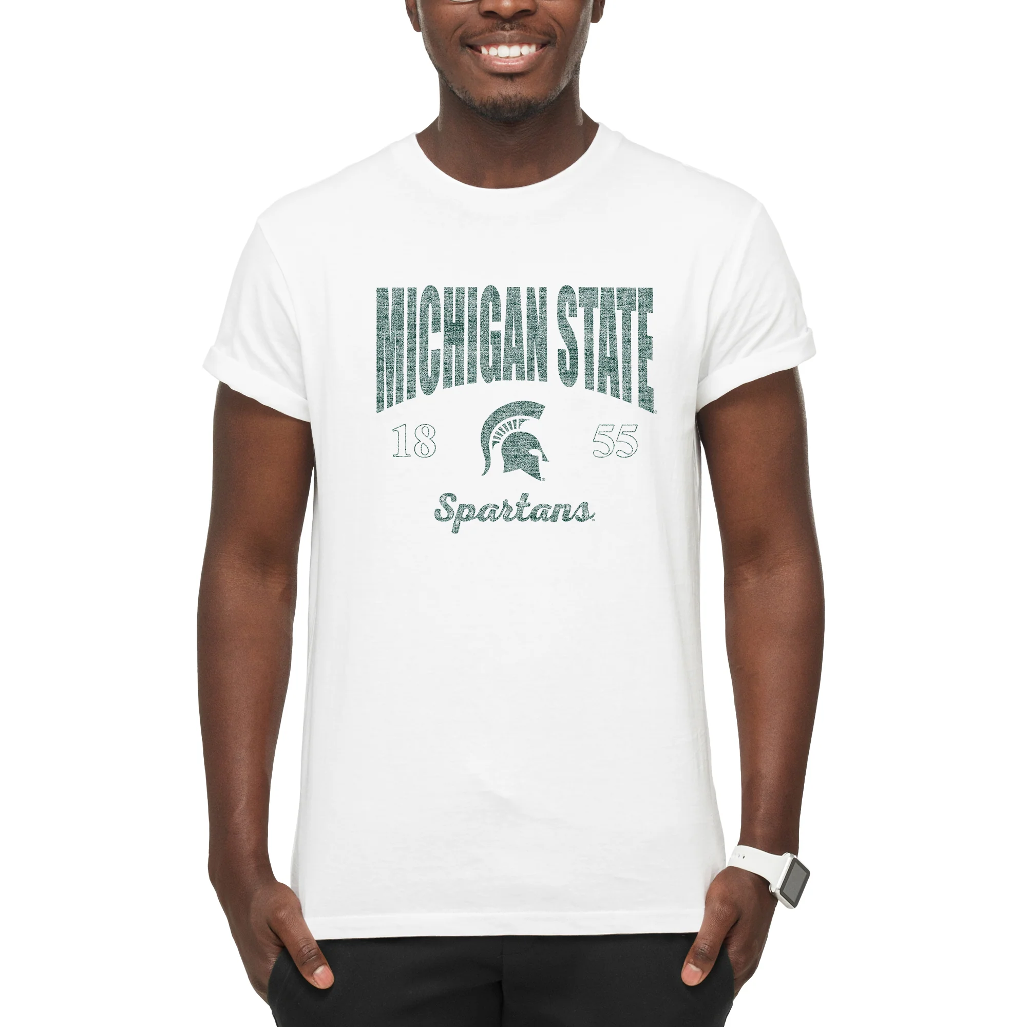 MSU Giving Noise T-Shirt - White - Image 3