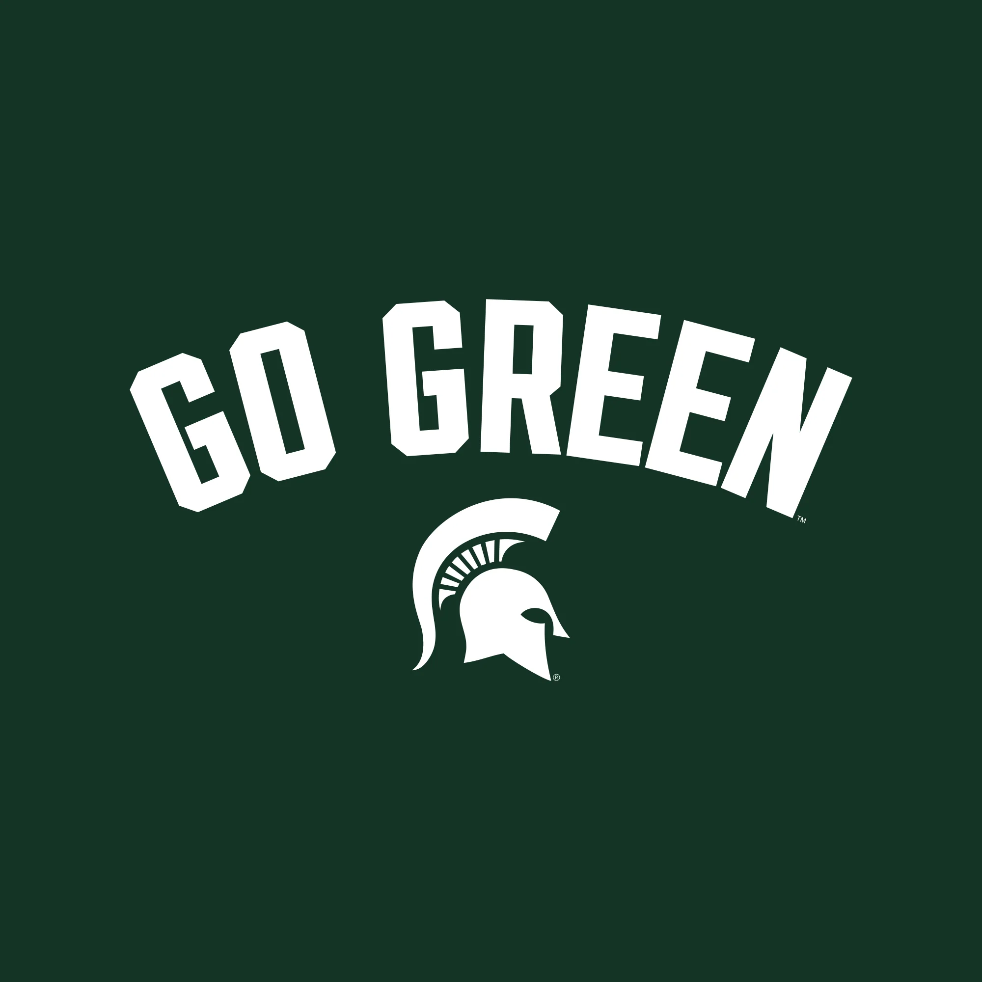 MSU Go Green Arc NLA T-Shirt - Forest - Image 2