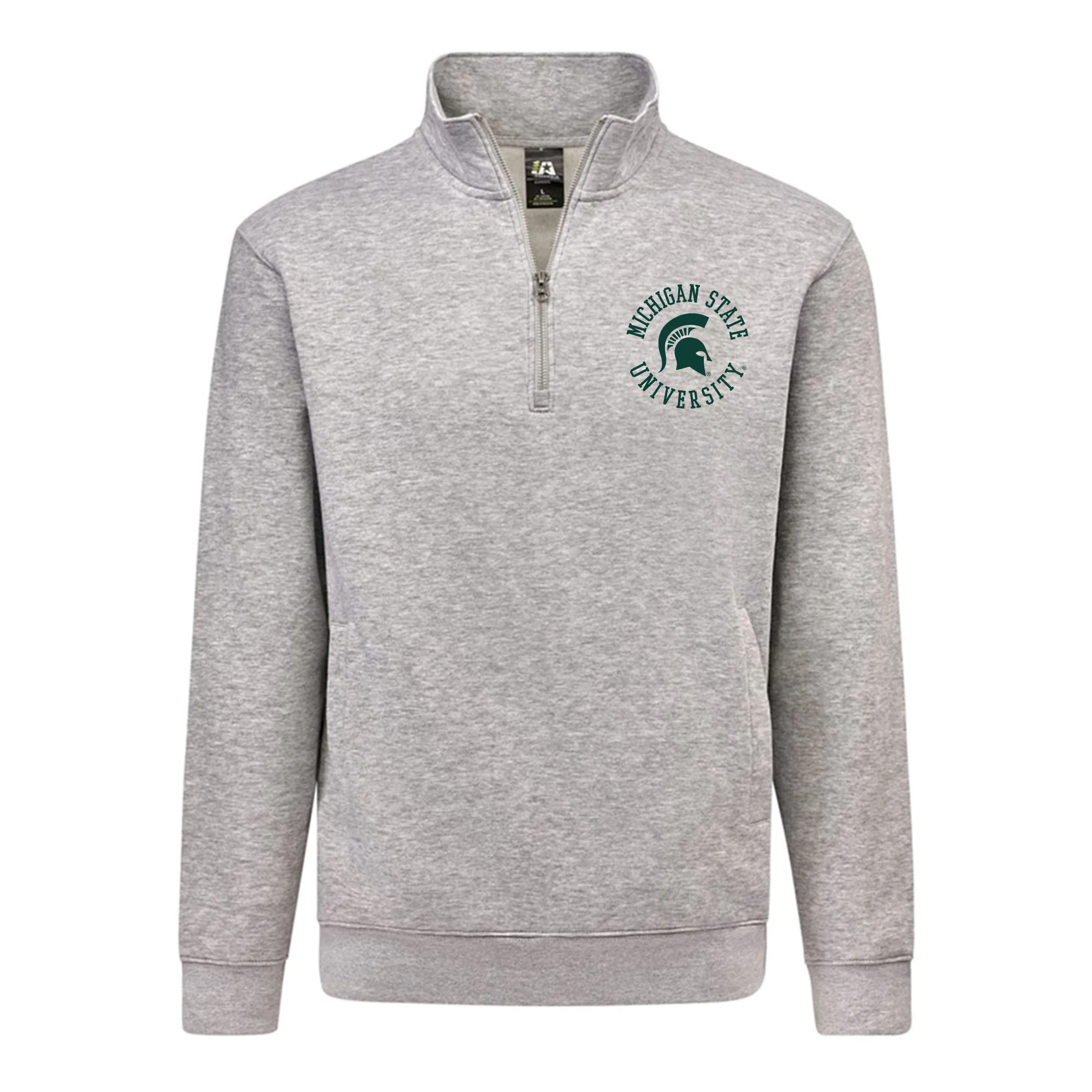 MSU Old School Circle JA BTB 1/4 Zip - Oxford