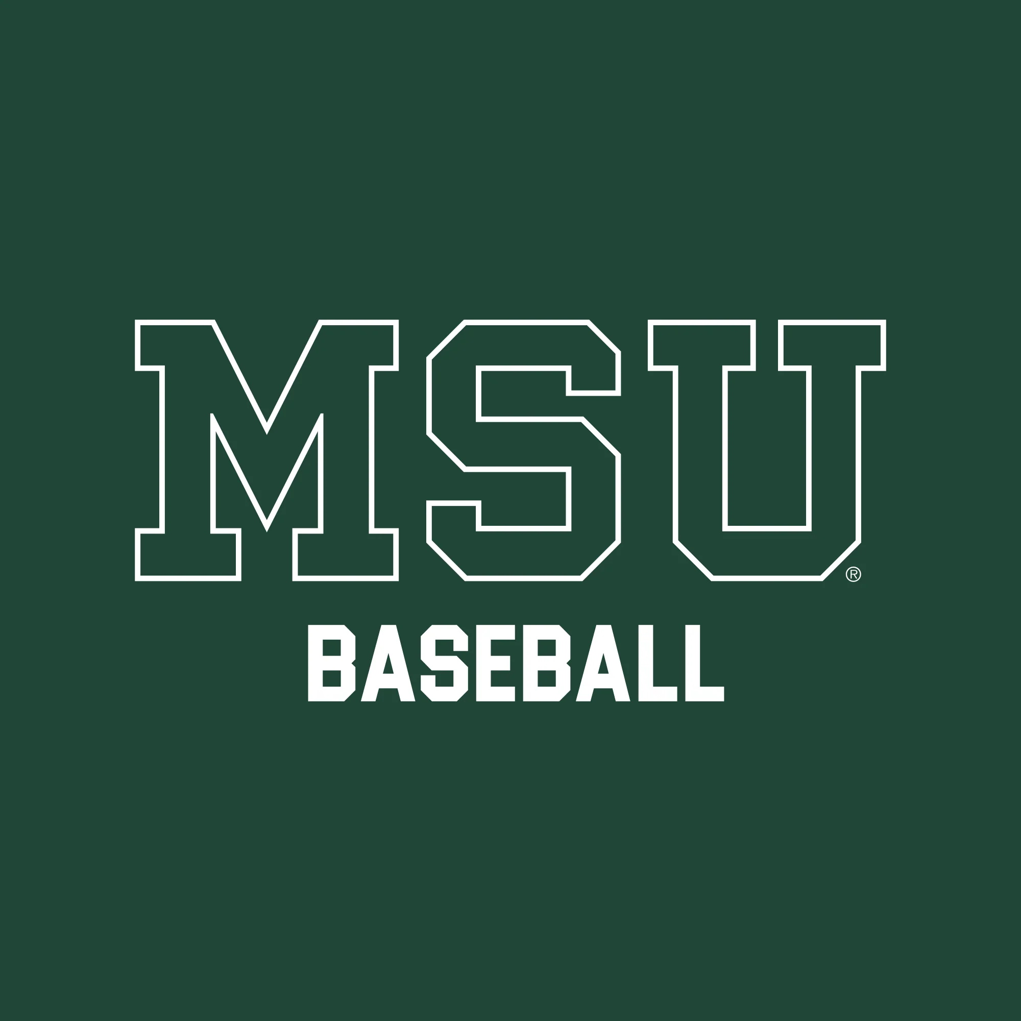 MSU Sparty Baseball Mascot Mark LC Zip Hoodie - Forest - Image 4