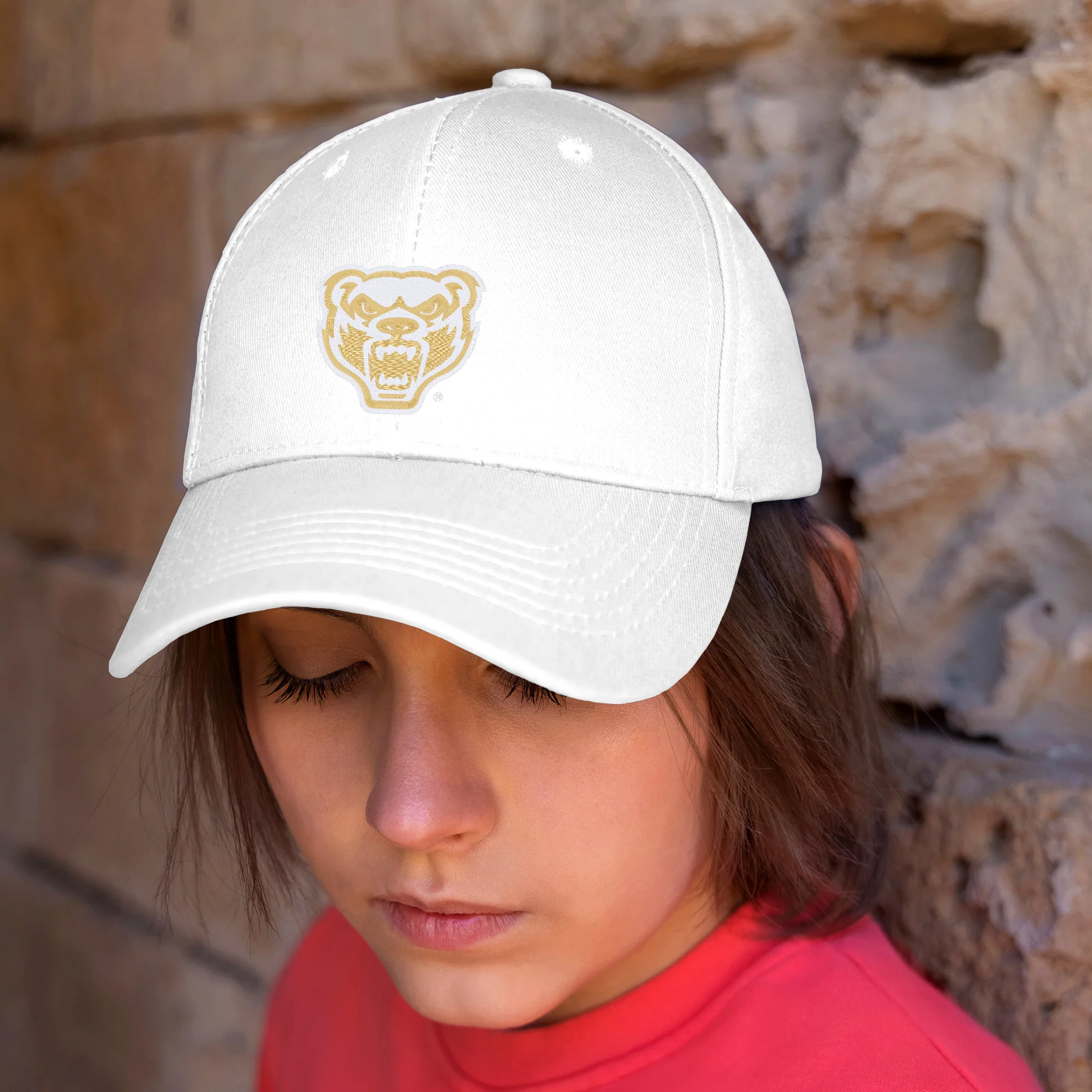 Oakland University Primary Logo Dad Hat - Image 6