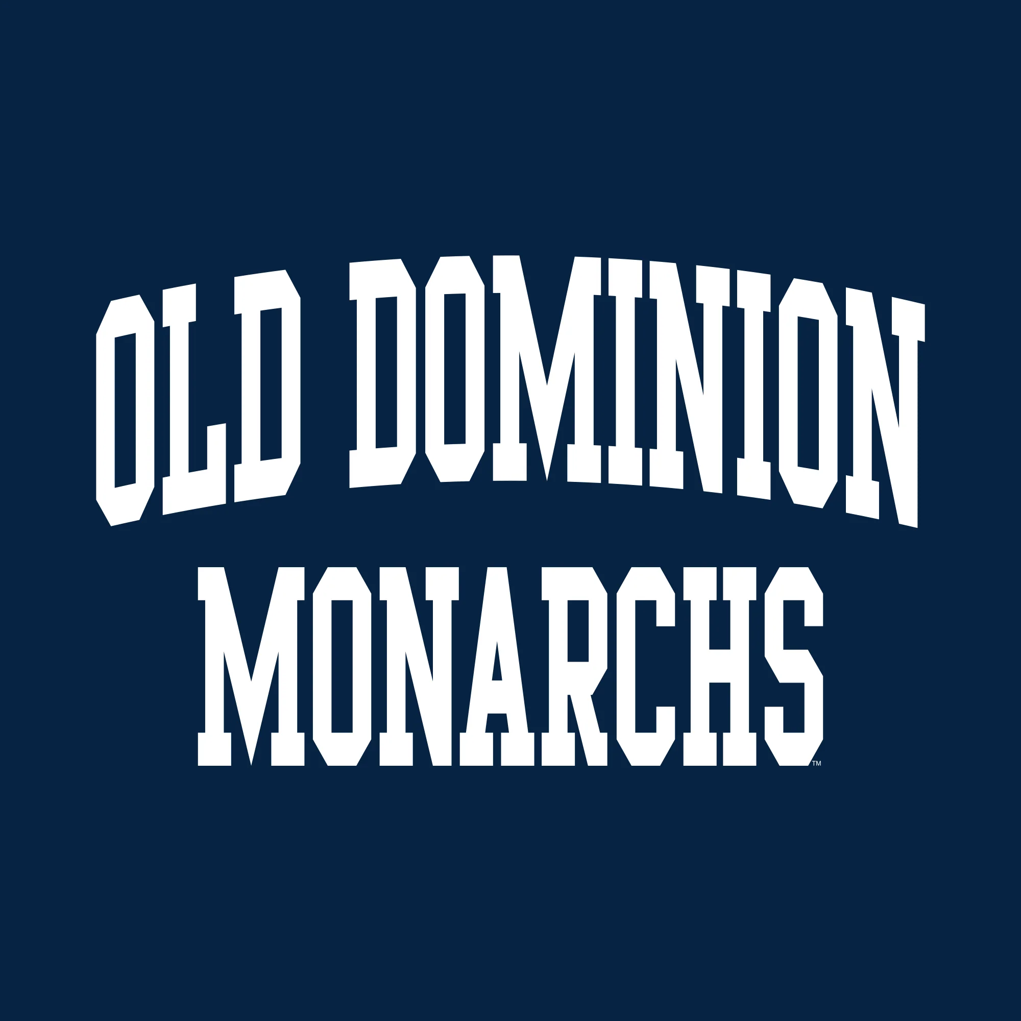Old Dominion University Monarchs Front Back Print Heavy Blend Hoodie - Navy - Image 2