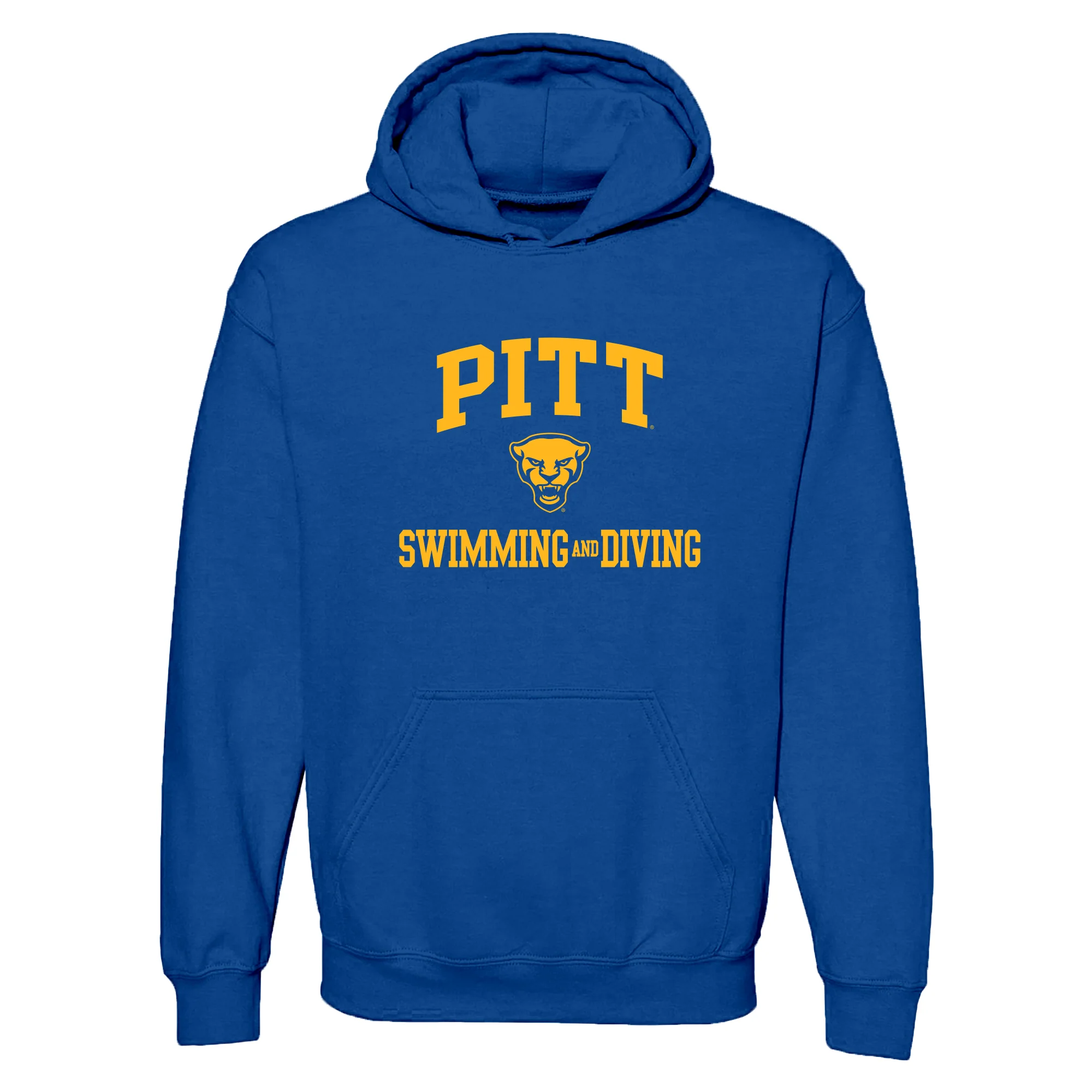 Pittsburgh Arch Logo Swimming & Diving Hoodie - Royal