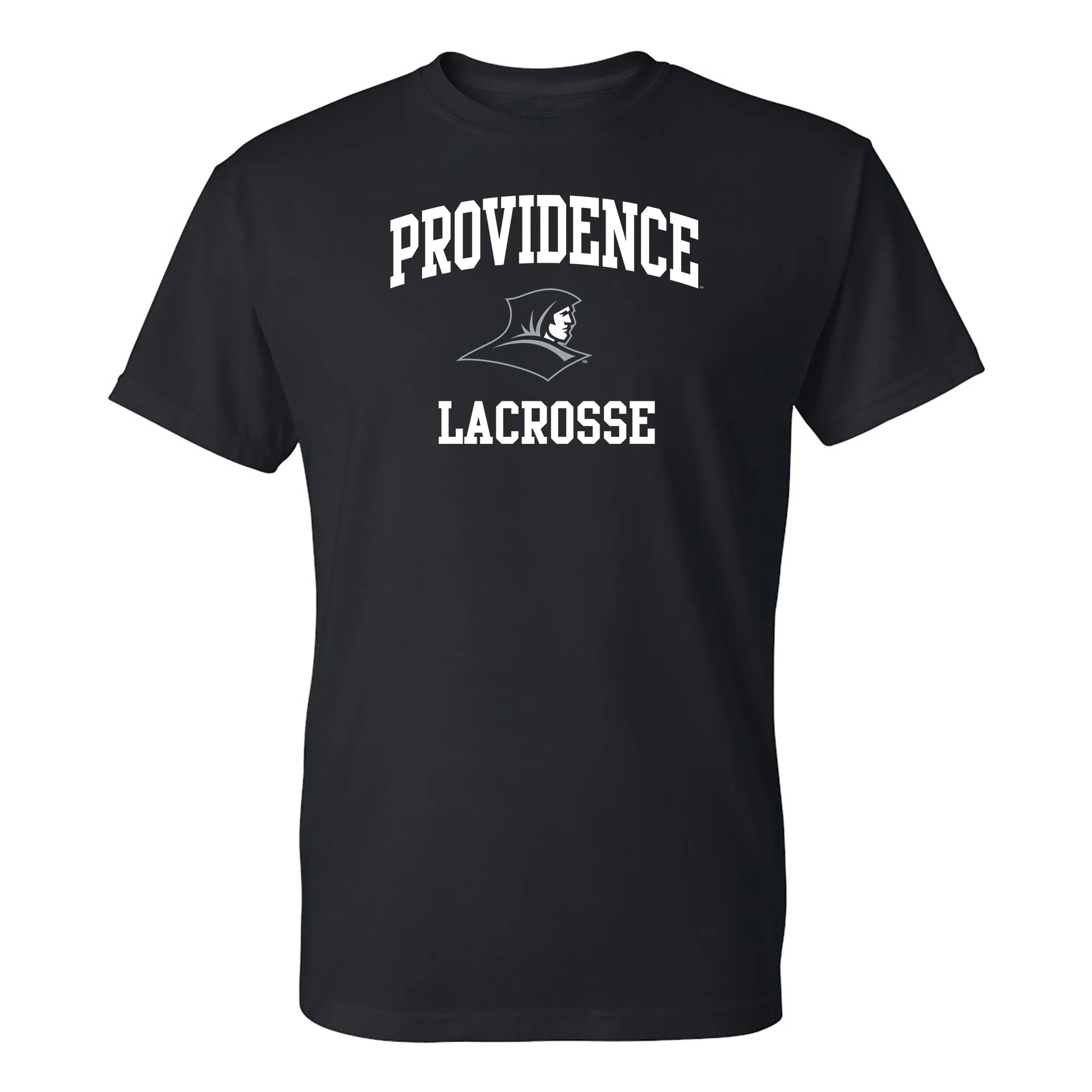 Providence Friars Arch Logo Lacrosse T-Shirt - Black