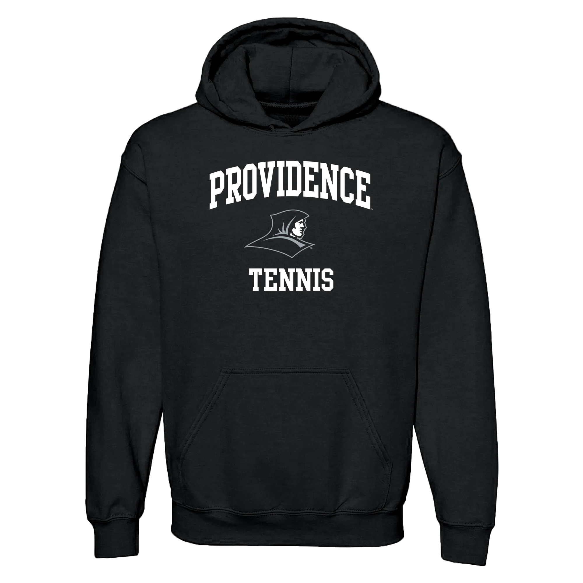 Providence Friars Arch Logo Tennis Hoodie - Black