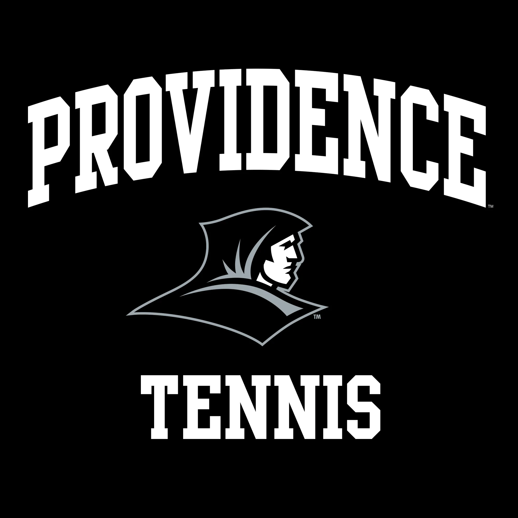 Providence Friars Arch Logo Tennis Hoodie - Black - Image 2