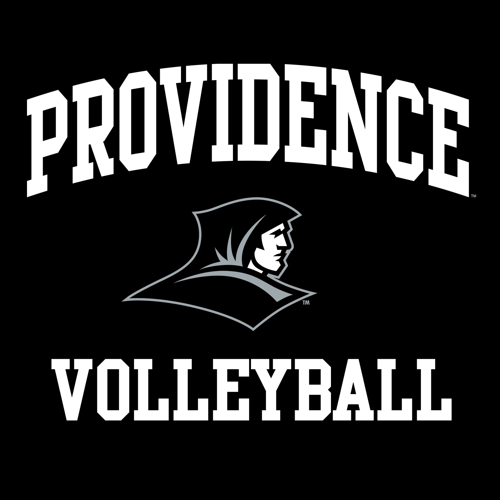 Providence Friars Arch Logo Volleyball T-Shirt - Black - Image 2