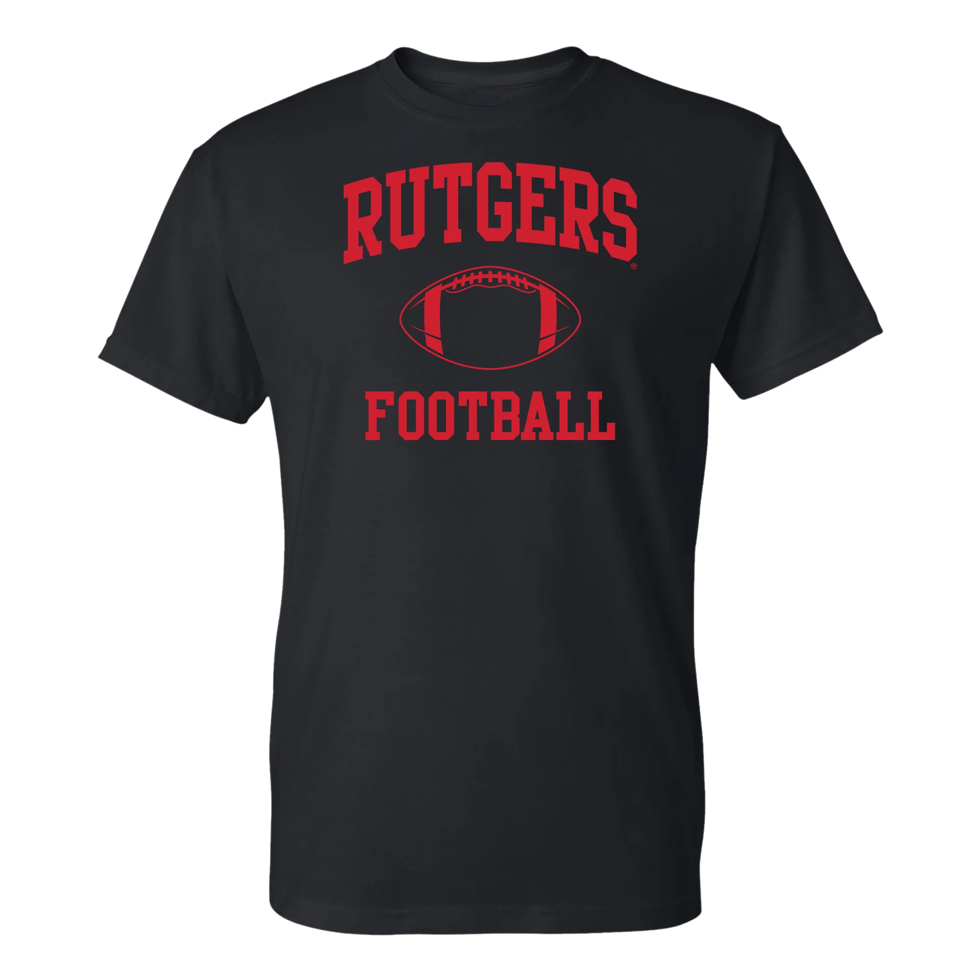 Rutgers Scarlet Knights Classic Football Arch T-Shirt - Black