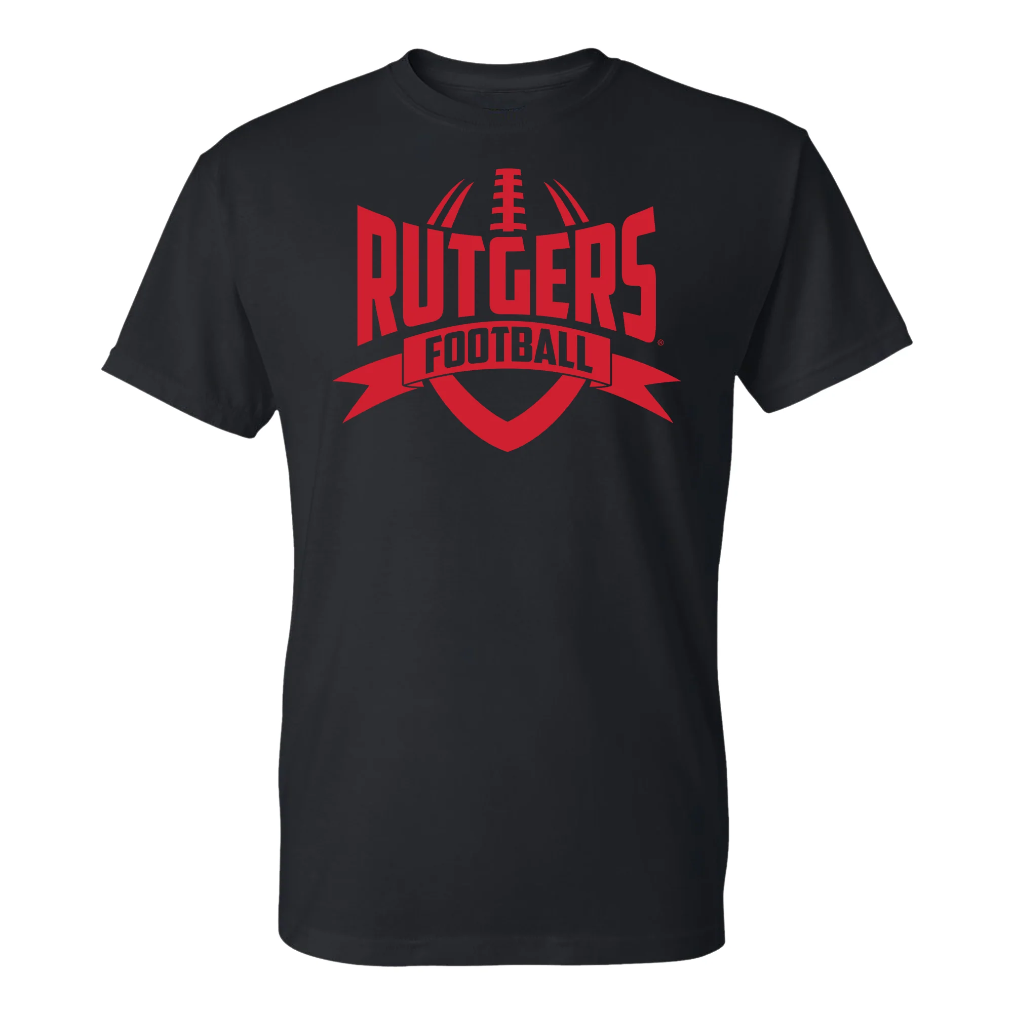 Rutgers Scarlet Knights Football Rush T-Shirt - Black