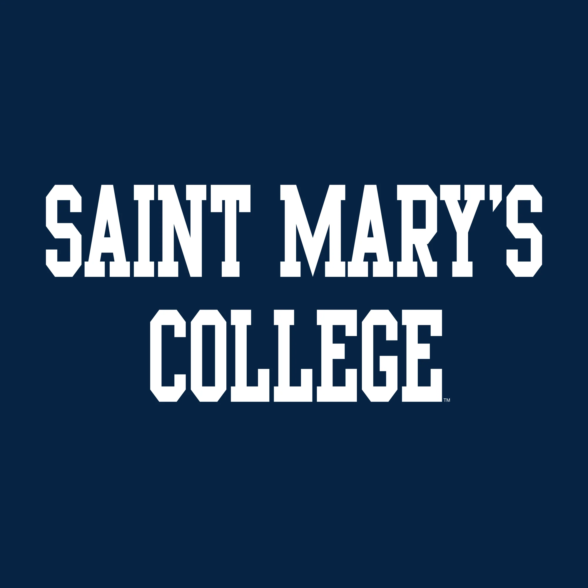 Saint Mary's College Gaels Basic Block Crewneck Sweatshirt - Navy - Image 2