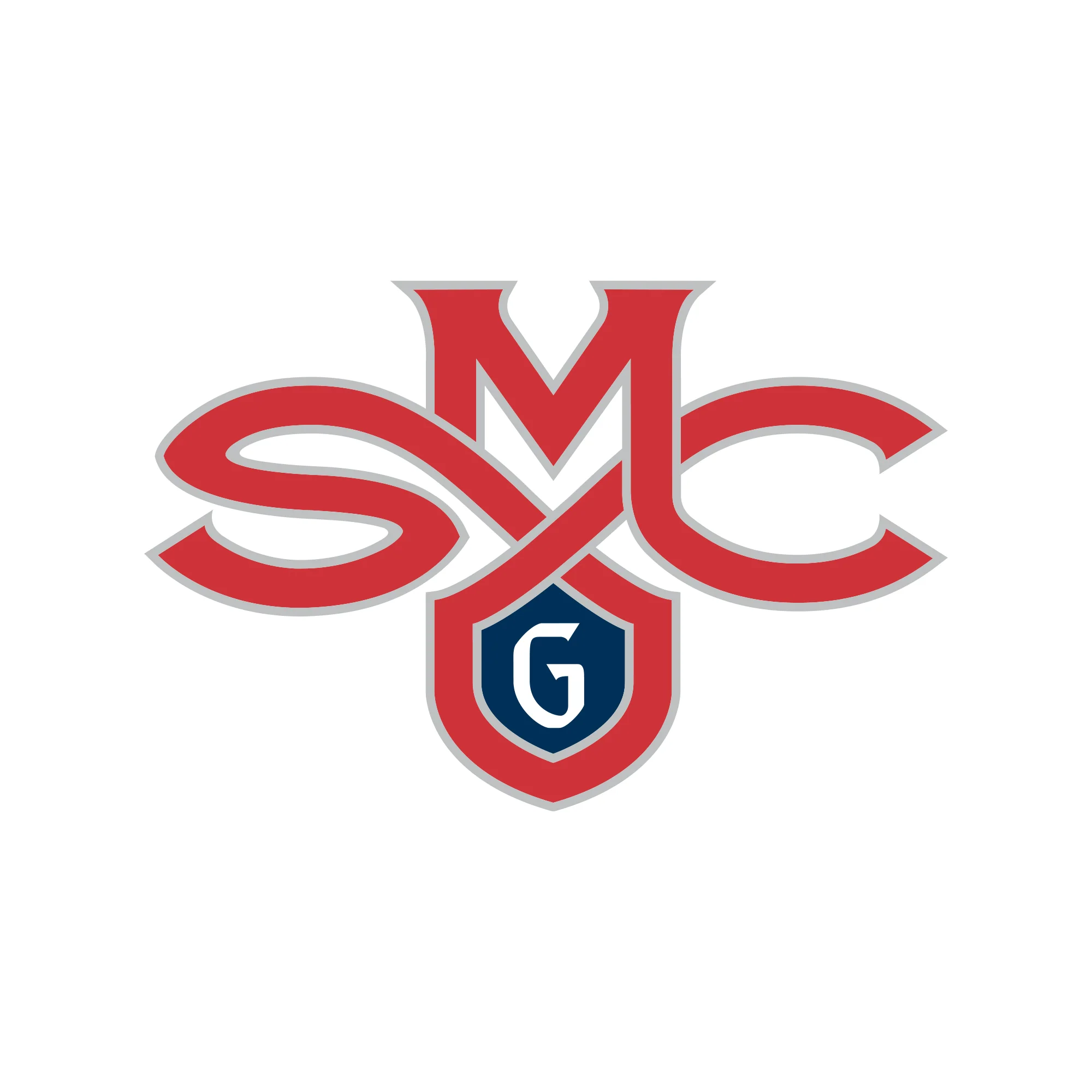 Saint Mary's College Gaels Primary Logo Womens T Shirt - White - Image 2