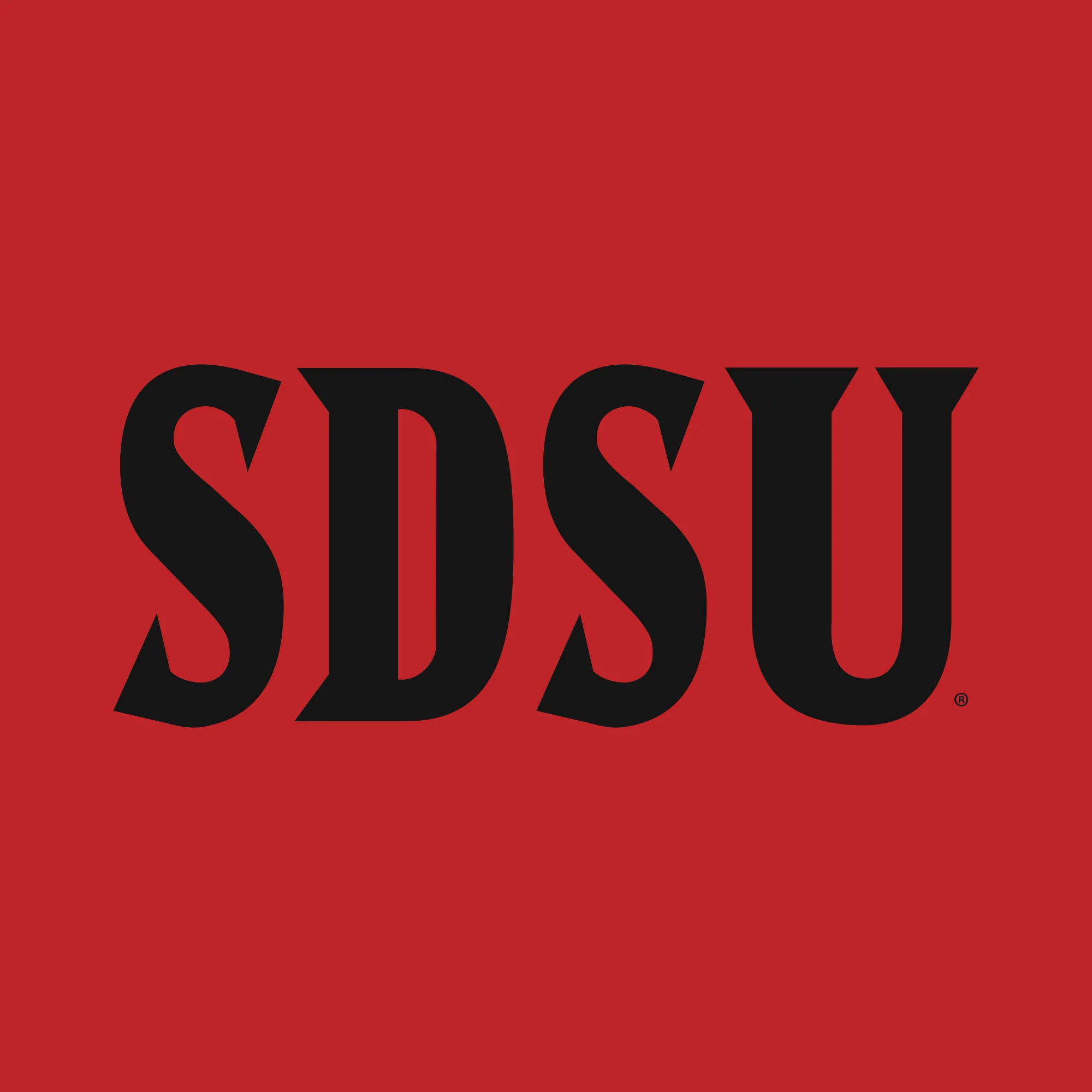 San Diego State Aztecs Basic Block T Shirt - Red - Image 2