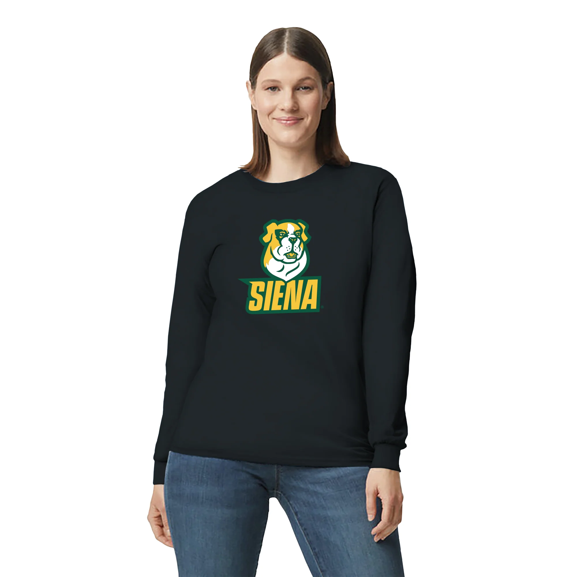 Siena University Primary Logo Long Sleeve - Image 5
