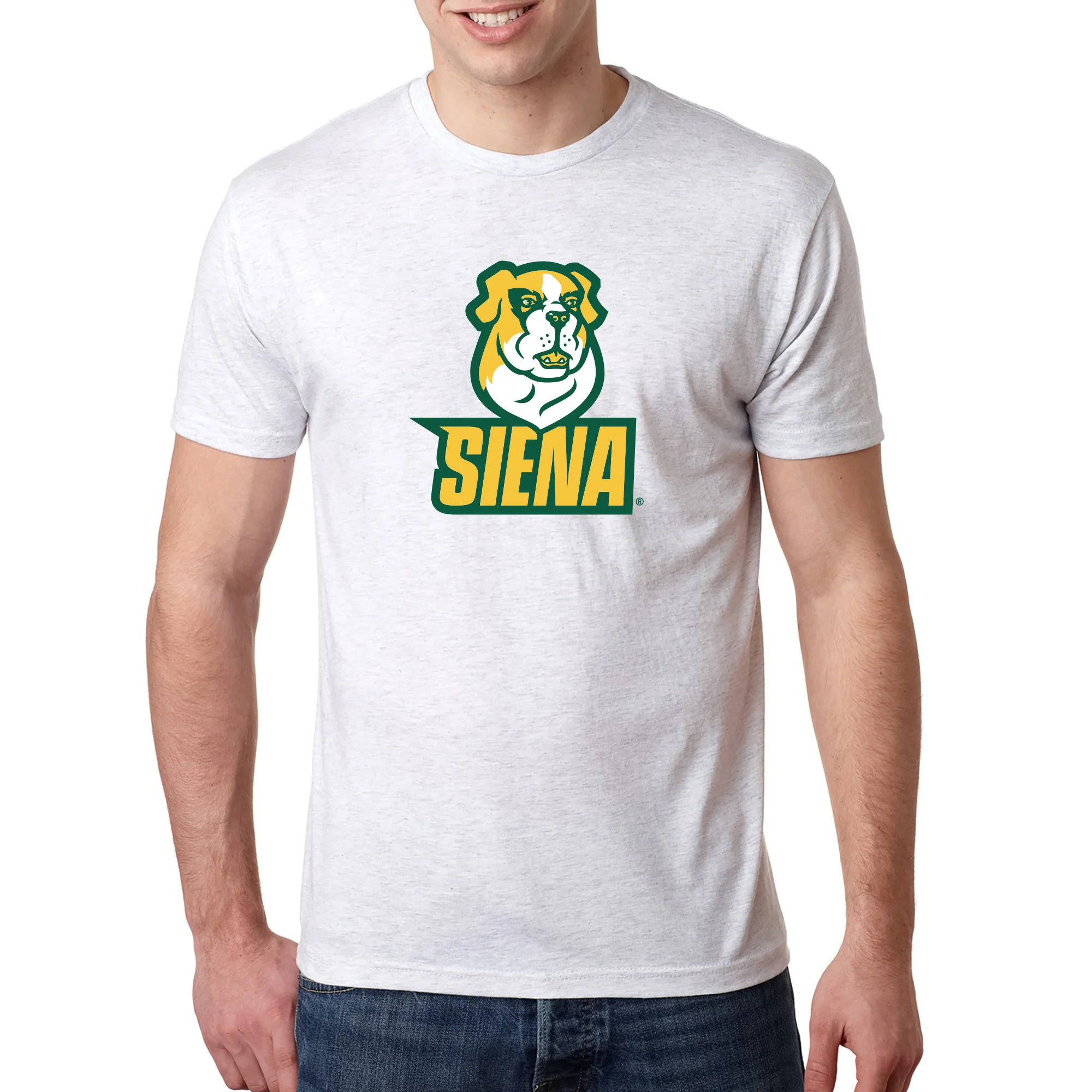 Siena University Primary Logo NLA Triblend T-Shirt - Image 5