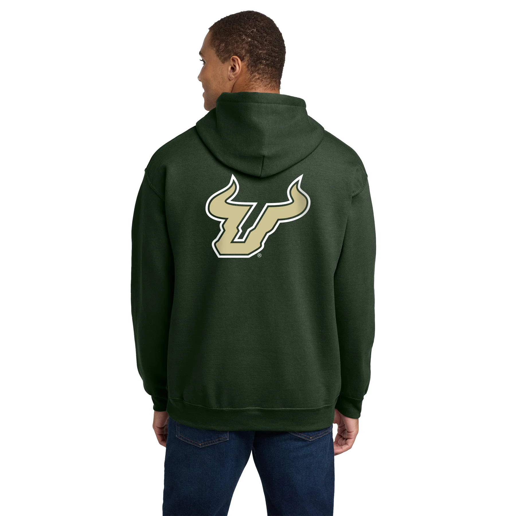 South Florida Front Back Print Hoodie - Forest - Image 5