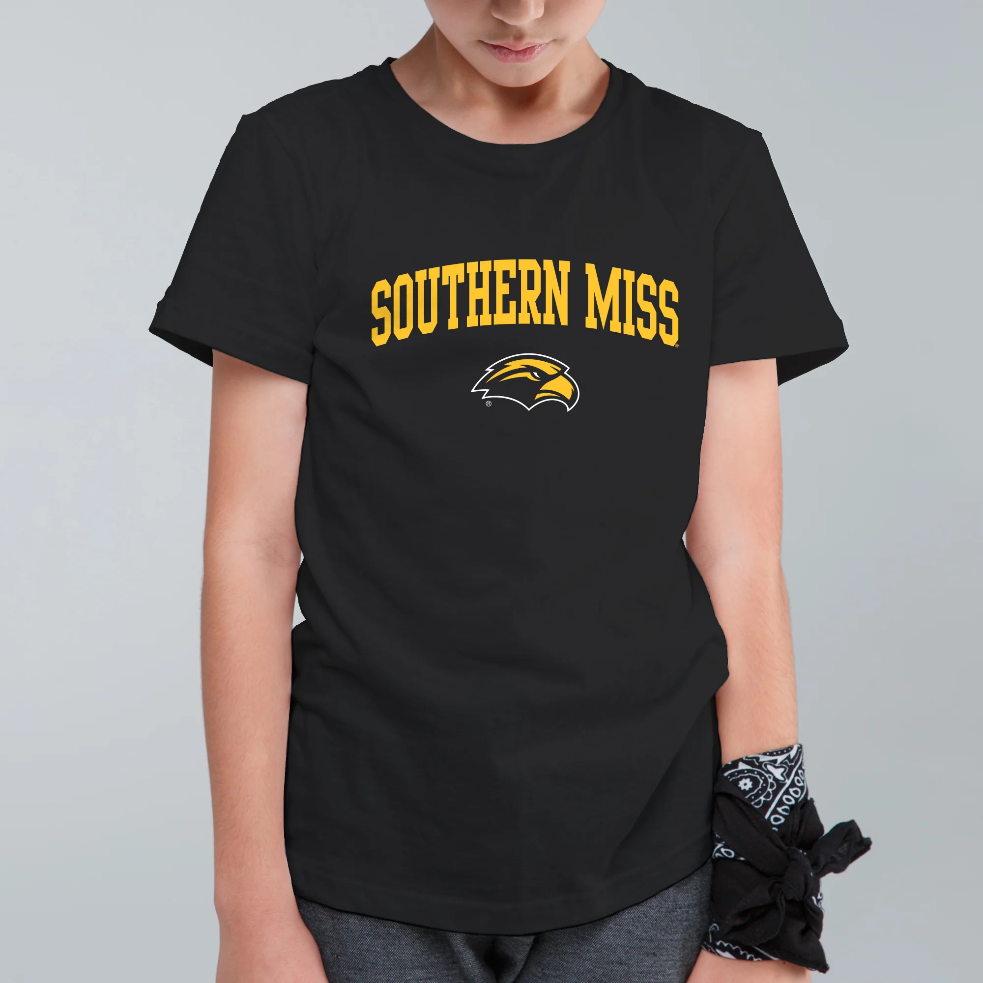Southern Mississippi Arch Logo Youth T-Shirt - Image 4