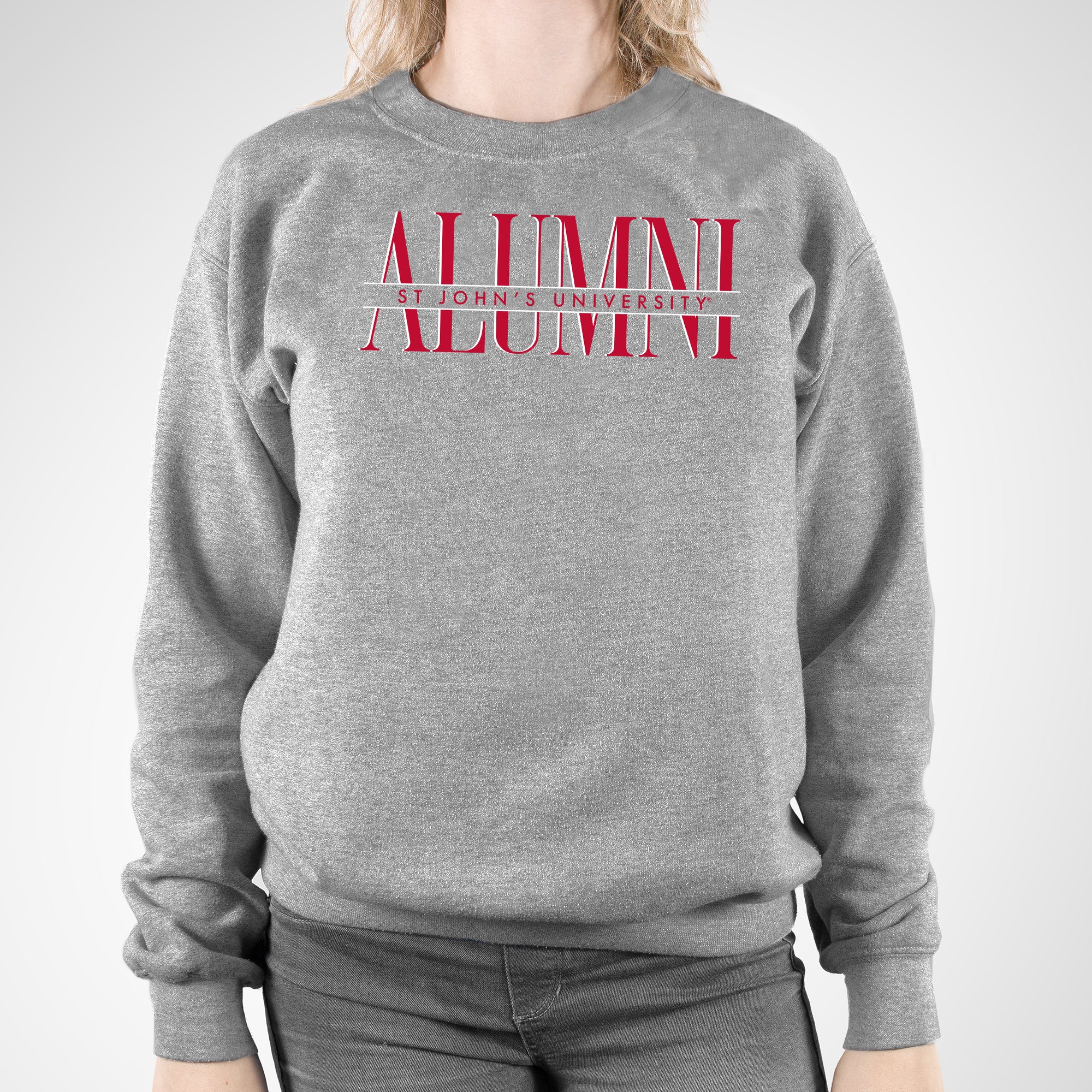 St John's Red Storm Classic Alumni Crewneck - Sport Grey - Image 4