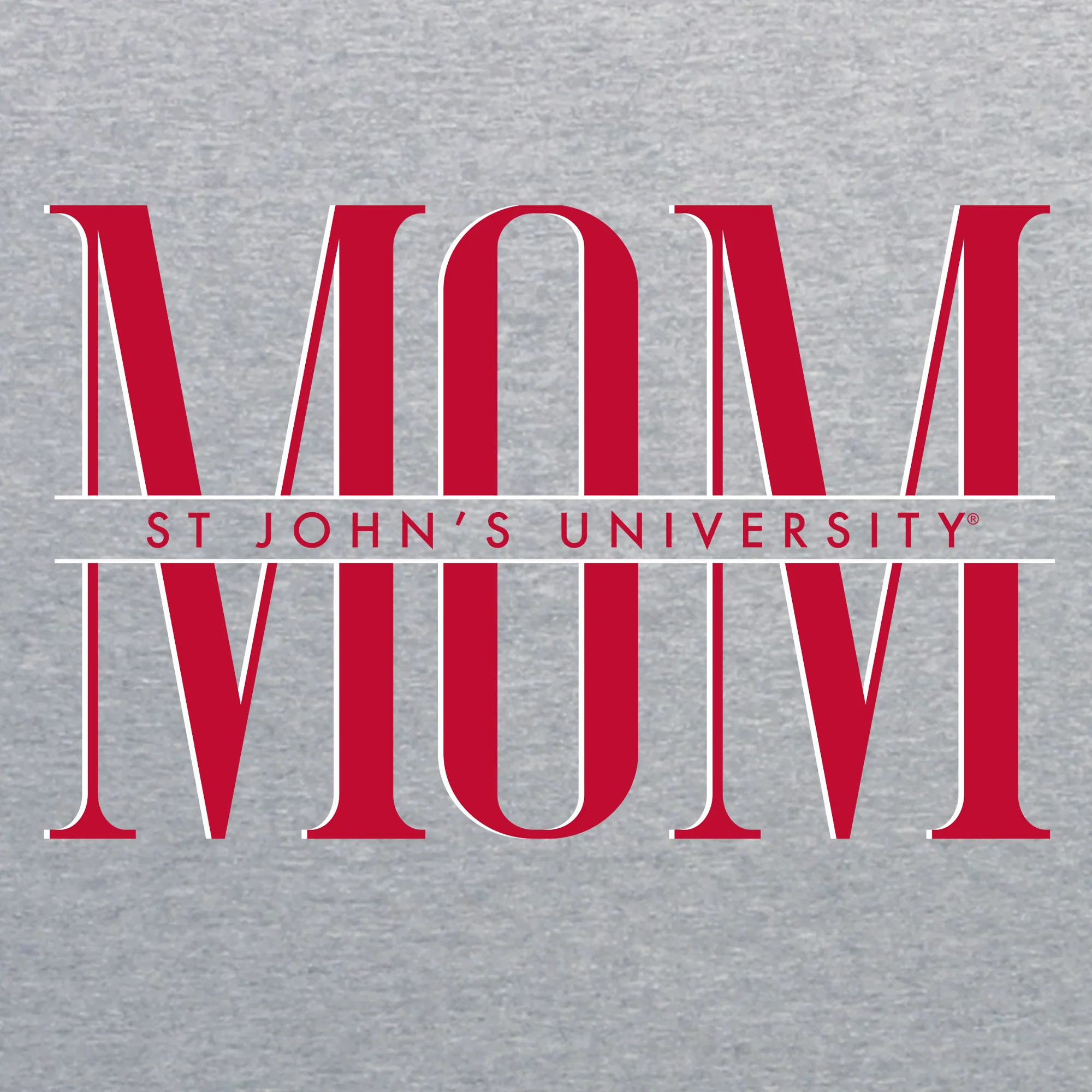 St John's Red Storm Classic Mom T-Shirt - Sport Grey - Image 2