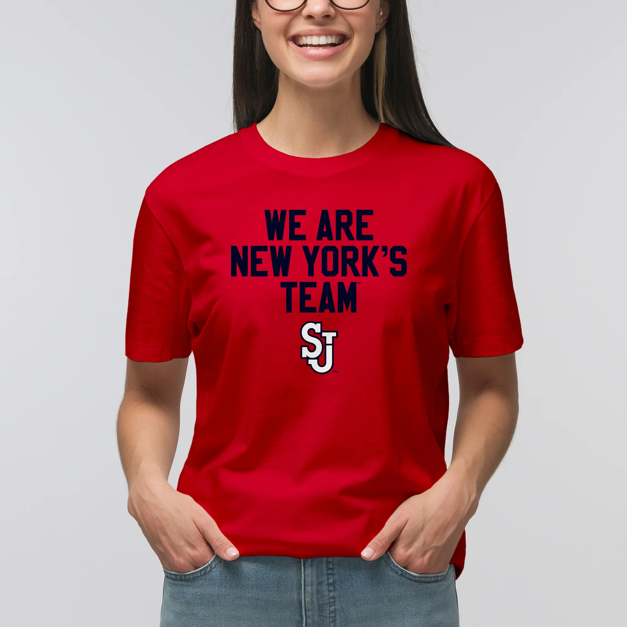 St John's Red Storm Fight Song Sport T-Shirt - Red - Image 4