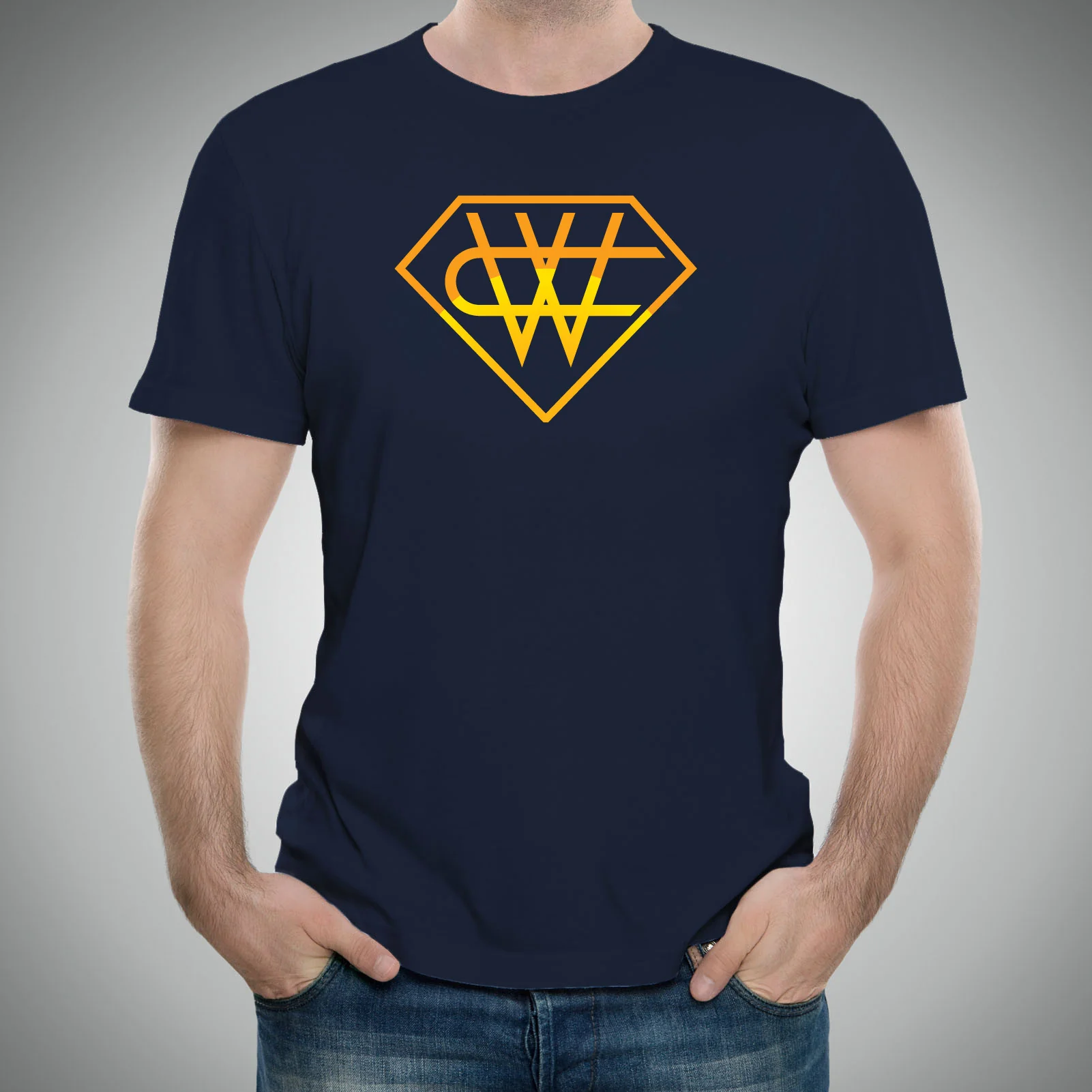 Super Woodson University of Michigan Triblend Short Sleeve T Shirt - Vintage Navy - Image 3